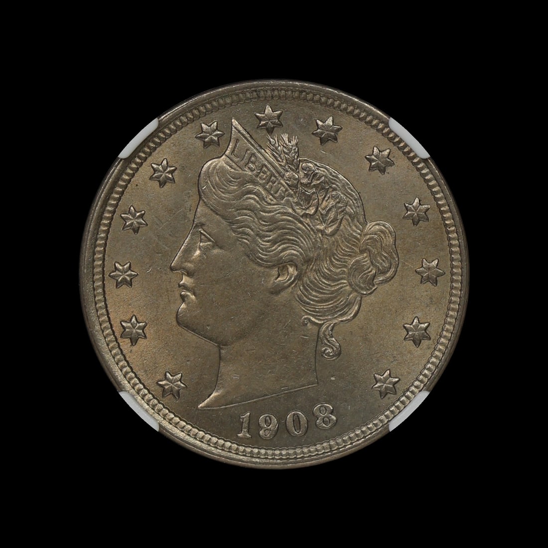1908 Liberty V Nickel NGC MS 62 (1 of 4)