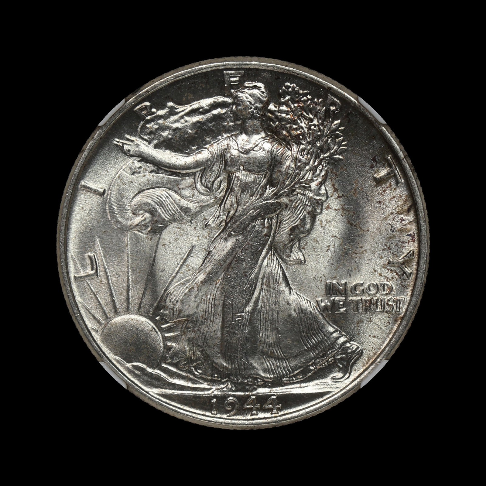1944 Walking Liberty Silver Half NGC MS 64: (DZSD) 1944 Walking Liberty Silver Half NGC MS 64