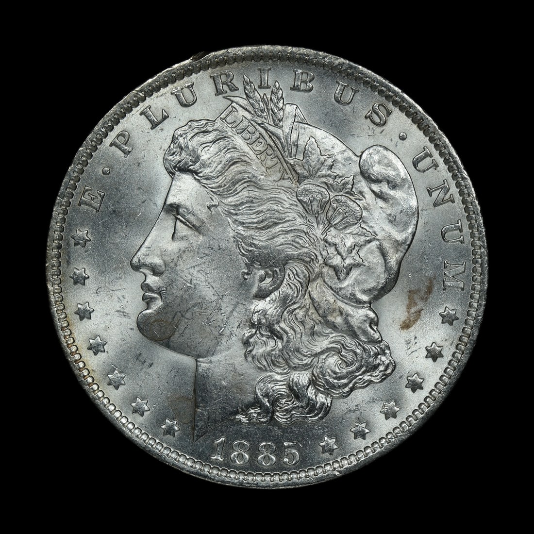 1885 O Morgan Silver Dollar BU: (GECQ) 1885 O Morgan Silver Dollar BU