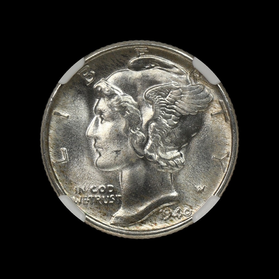 1940 Mercury Silver Dime NGC MS 65 (1 of 4)