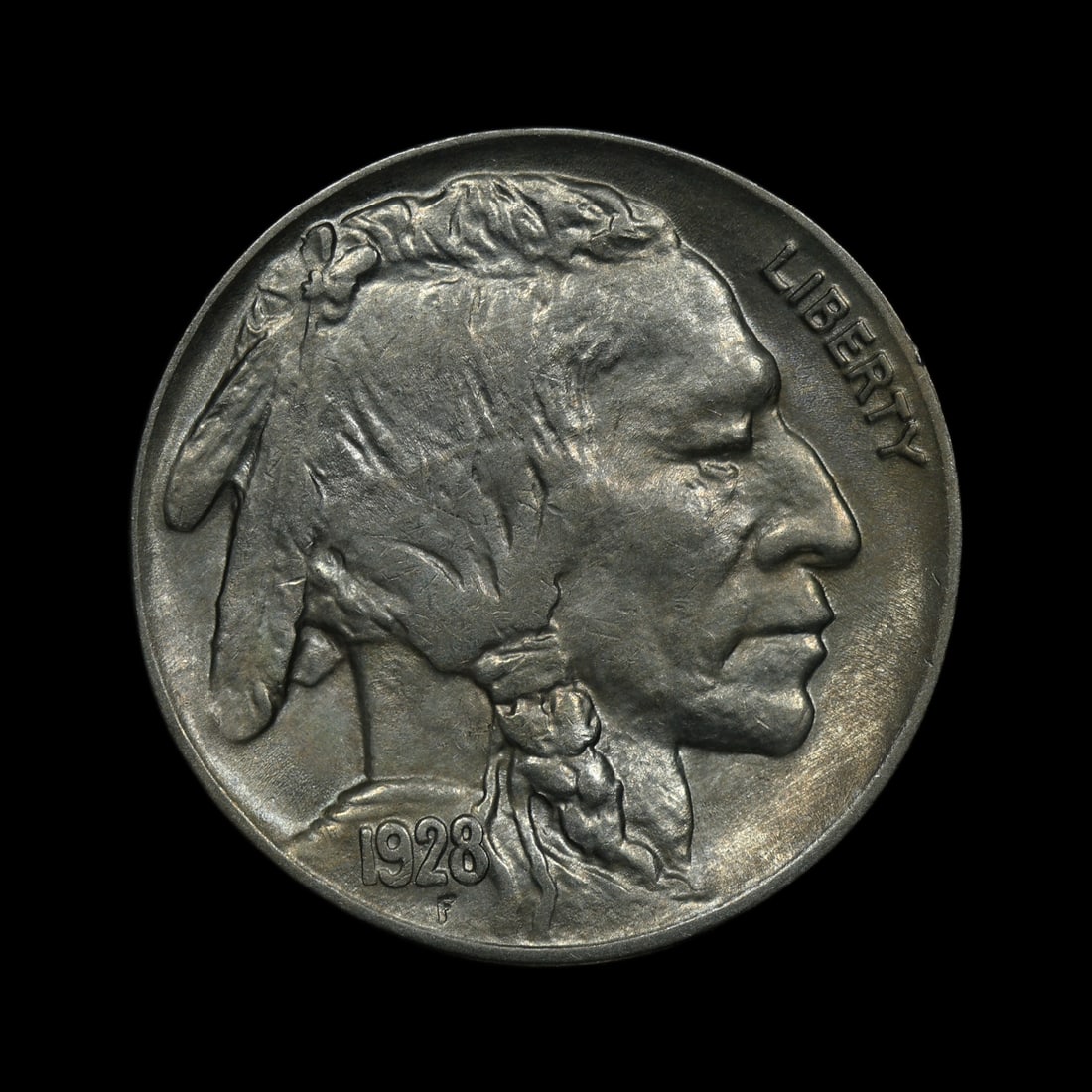 1928 Buffalo Nickel 5c BU (1 of 2)