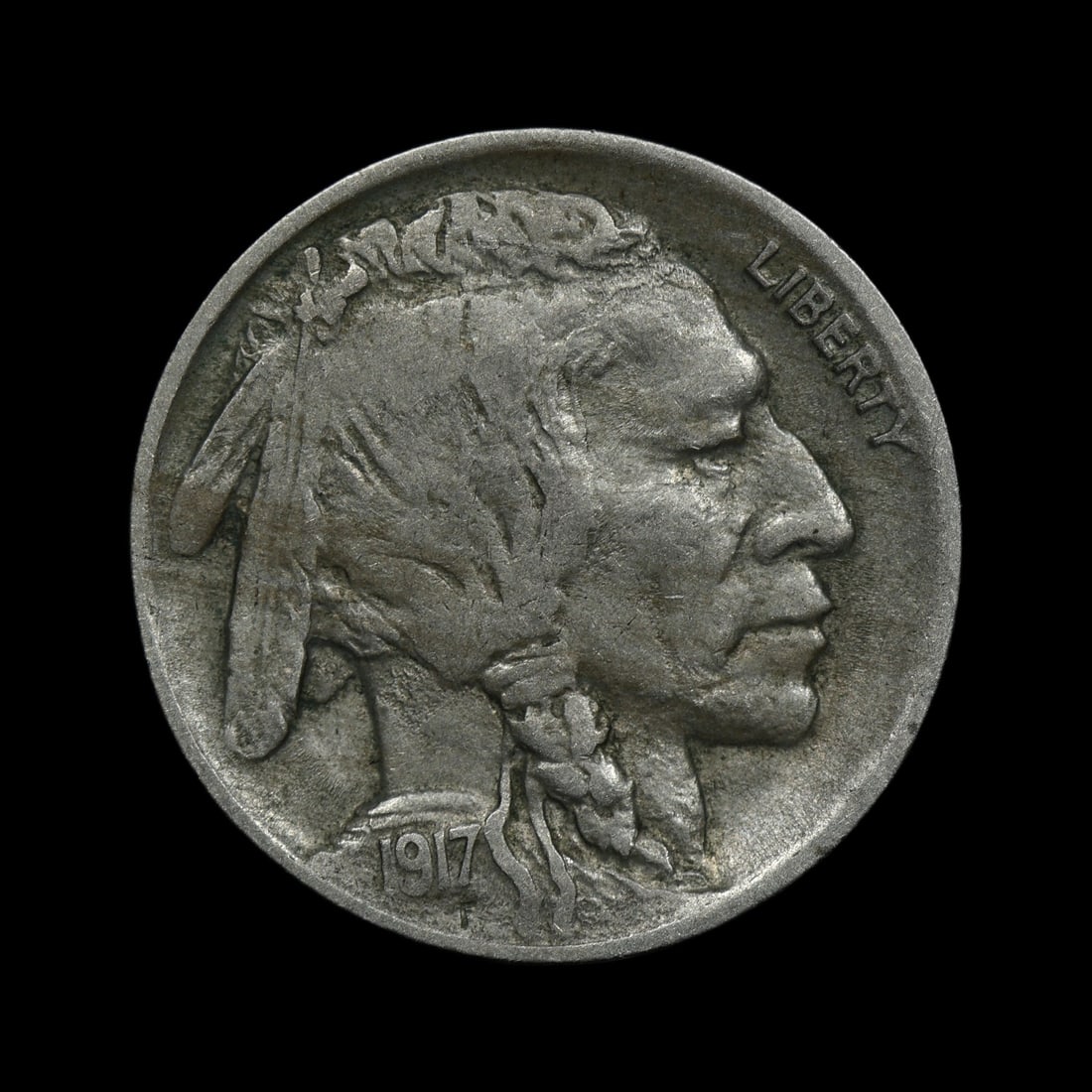 1917 D Buffalo Nickel XF+/AU CHOICE Better Date: (WRZA) Great, affordable lightly circulated example.