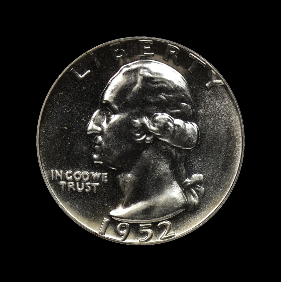 1952 Washington Silver Quarter ICG PR 67 PROOF: (MCNA) 1952 Washington Silver Quarter ICG PR 67 PROOF