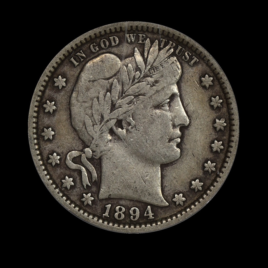 1894 Barber Silver Quarter ICG XF 40 (1 of 4)