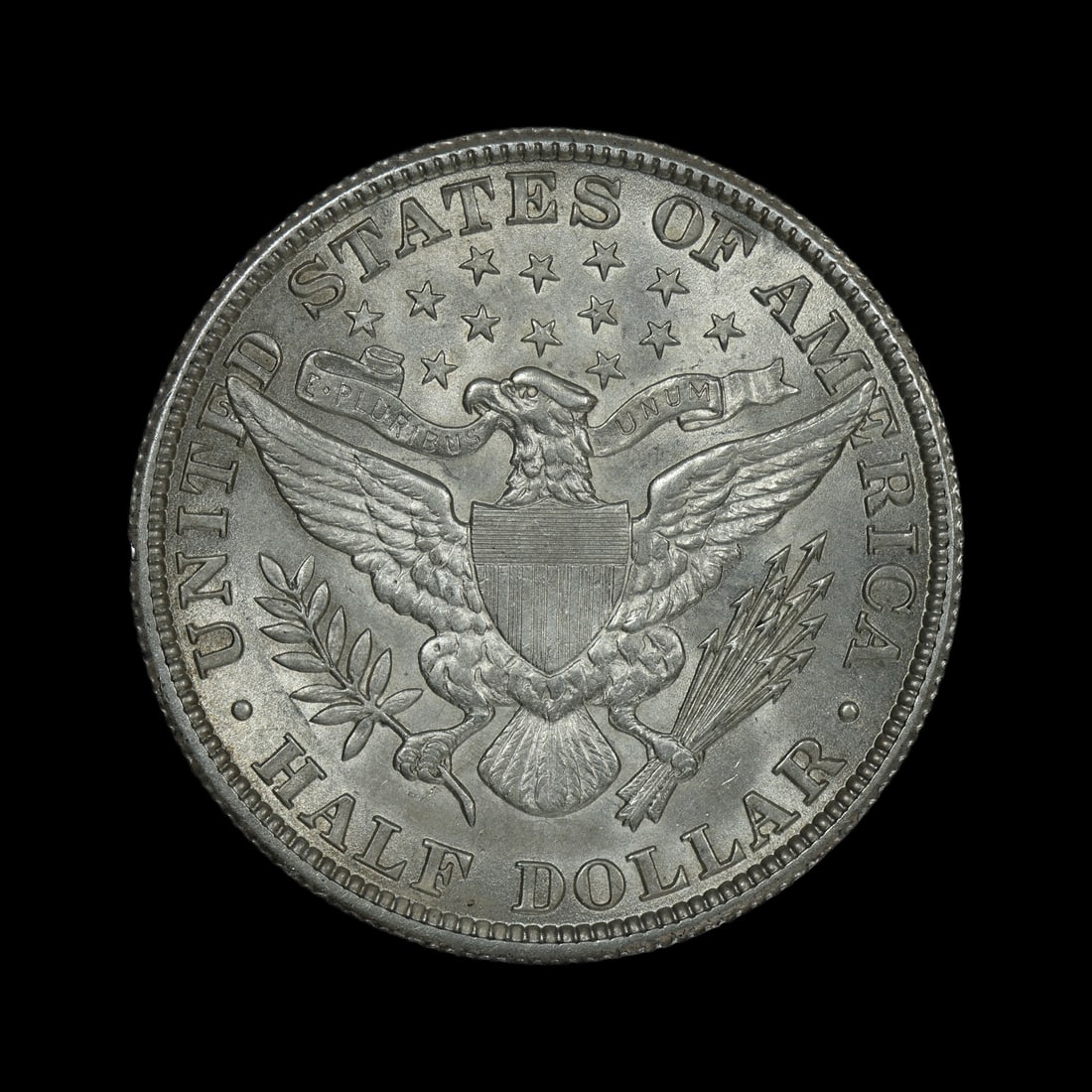1909 Barber Half Silver Dollar BU NICE! - 2