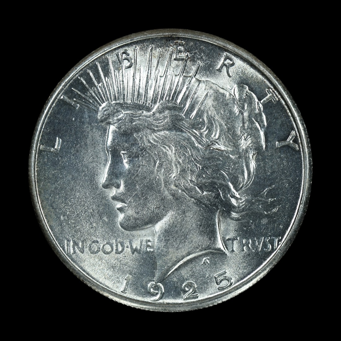 1925 S Peace Dollar BU Better Date: (KCCA) 1925 S Peace Dollar BU Better Date