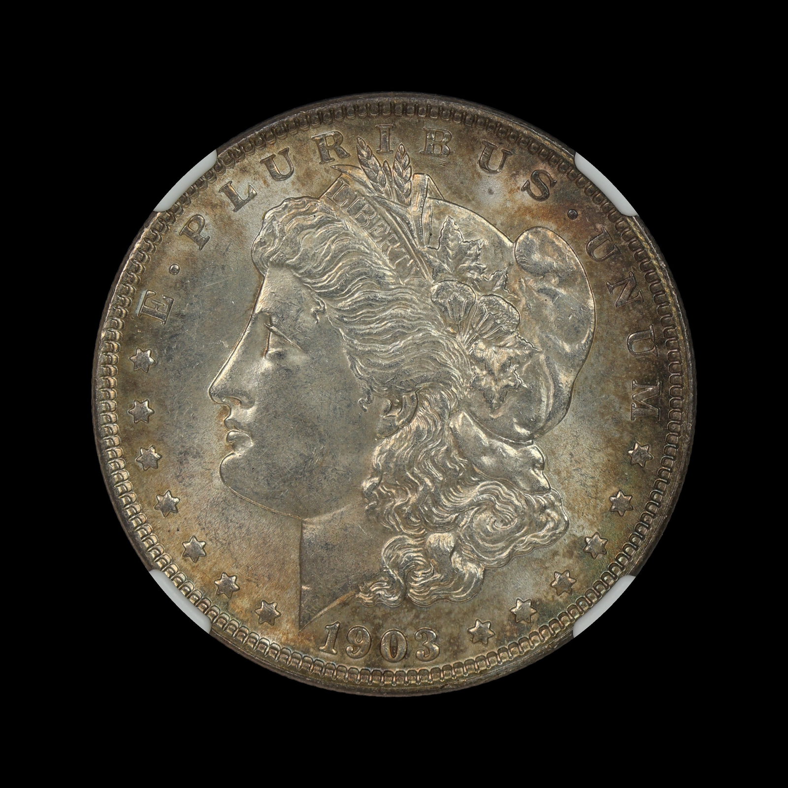 1903 Morgan Silver Dollar NGC MS 62: (SEKE) 1903 Morgan Silver Dollar NGC MS 62