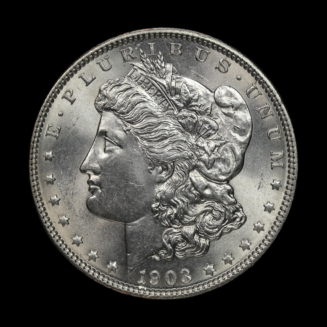 1903 Morgan Silver Dollar BU+ Better Date: (ZVGS) 1903 Morgan Silver Dollar BU+ Better Date