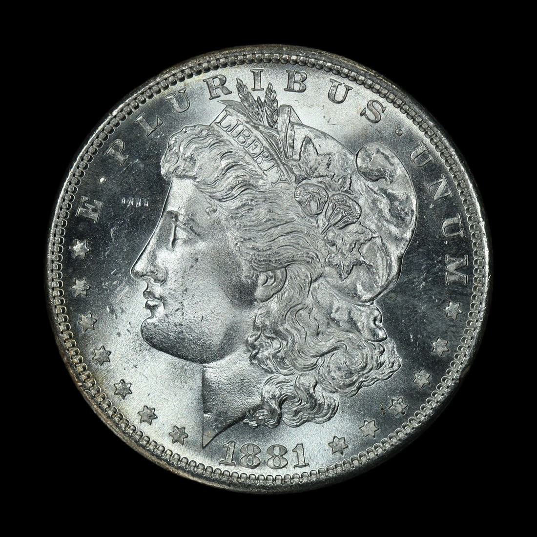 1881 S Morgan Silver Dollar CHOICE BU: (NPMV) 1881 S Morgan Silver Dollar CHOICE BU