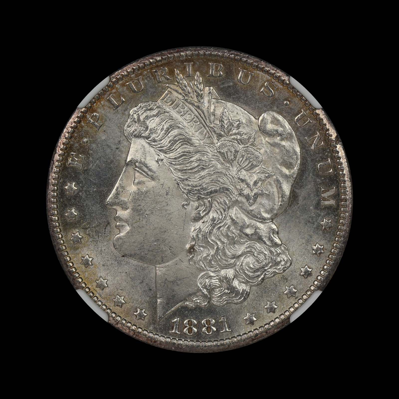 1881 CC Morgan Silver Dollar NGC MS 63 BETTER DATE: (RGTC) 1881 CC Morgan Silver Dollar NGC MS 63 BETTER DATE