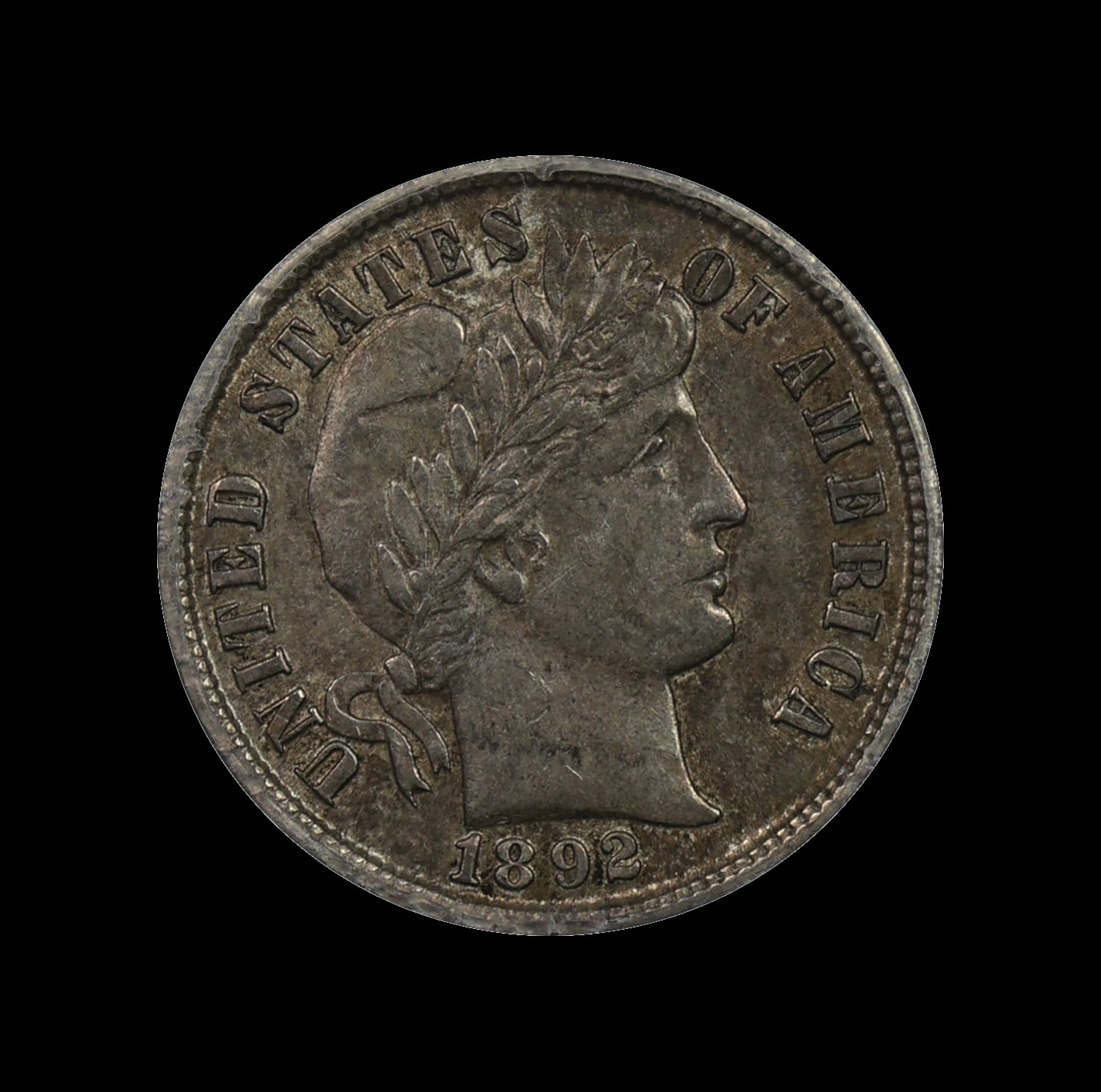 1892 Barber Dime 10c ICG MS 61 FIRST YEAR: (MQDC) 1892 Barber Dime 10c ICG MS 61 FIRST YEAR