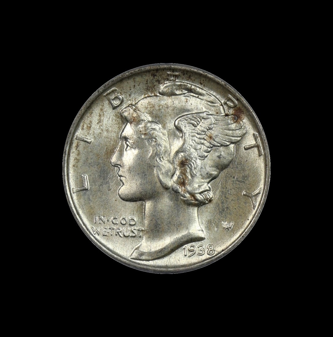 1938 Mercury Silver Dime ICG MS 67 FB LOOKER! (1 of 4)