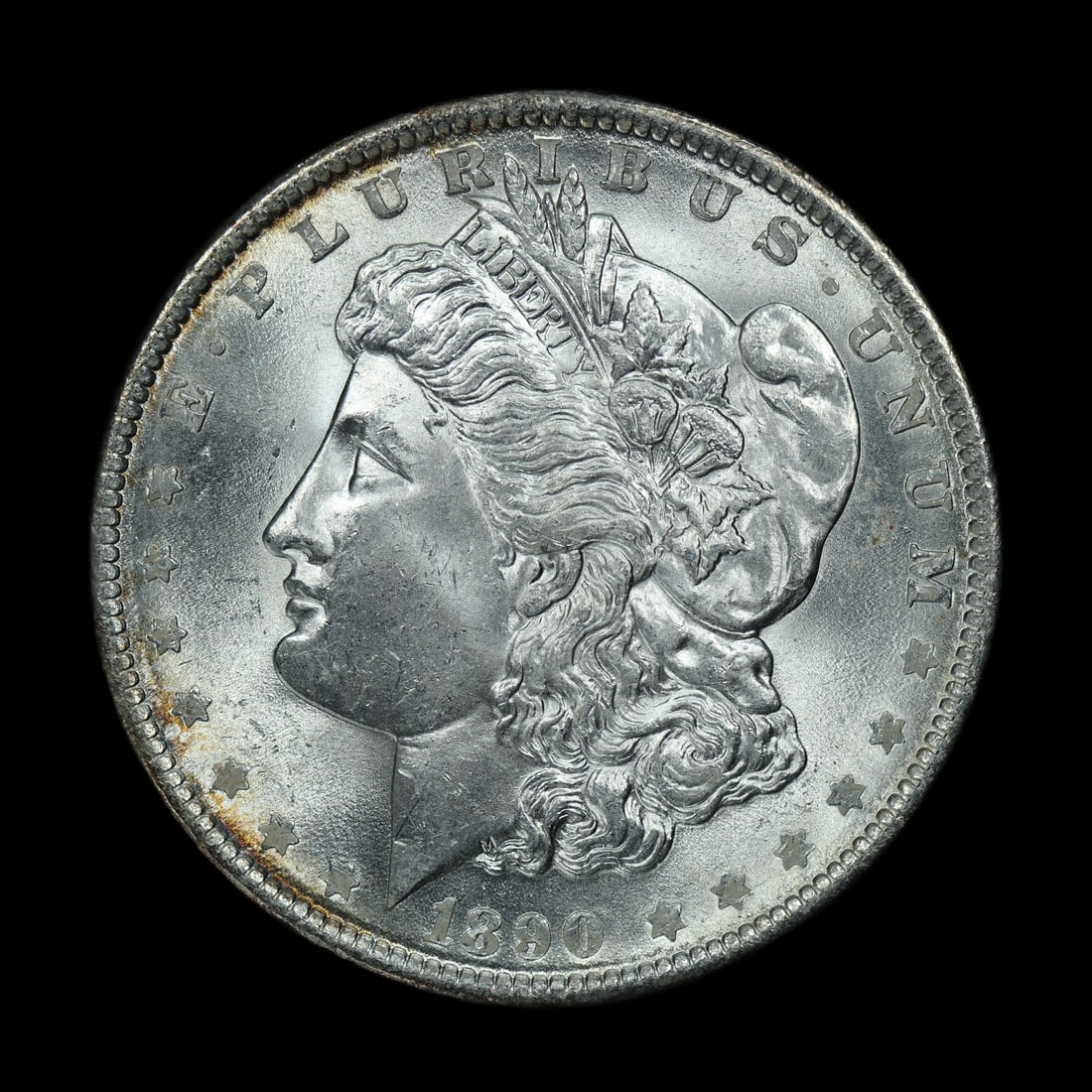 1890 Morgan Silver Dollar CHOICE BU: (FHIR) 1890 Morgan Silver Dollar CHOICE BU