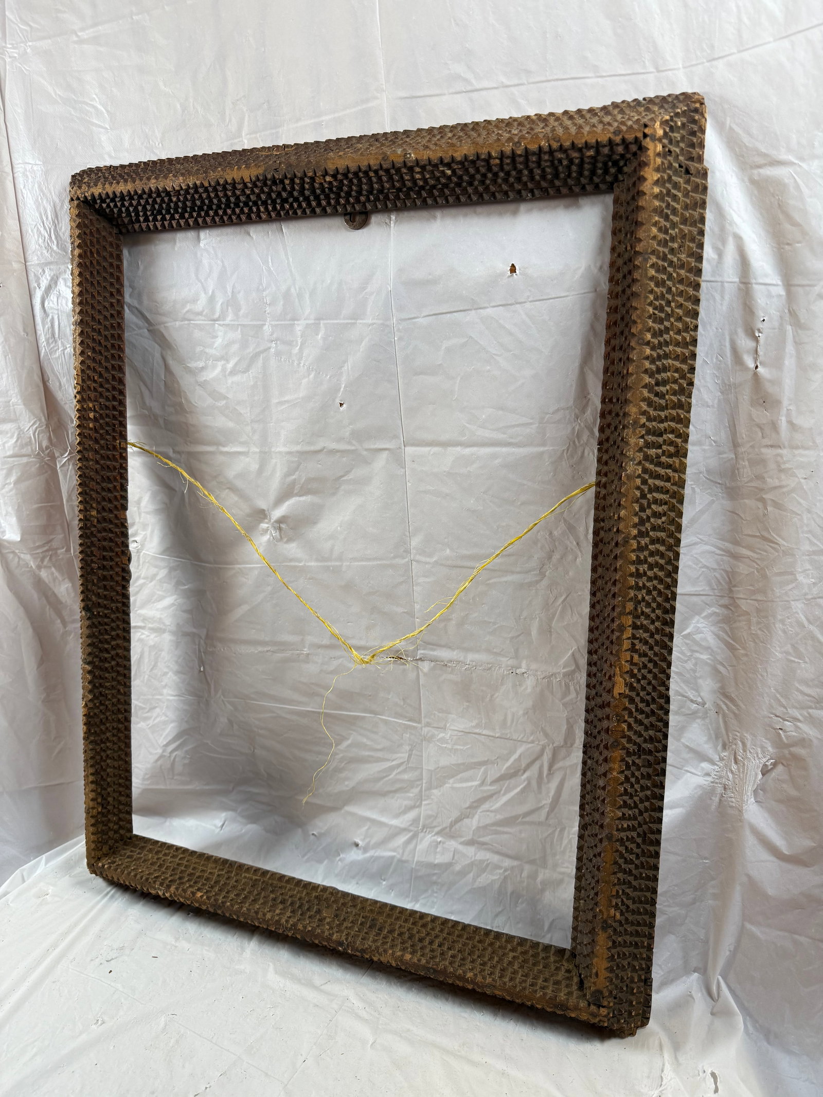 Chipped carved art picture frame: Chipped carved art picture frame