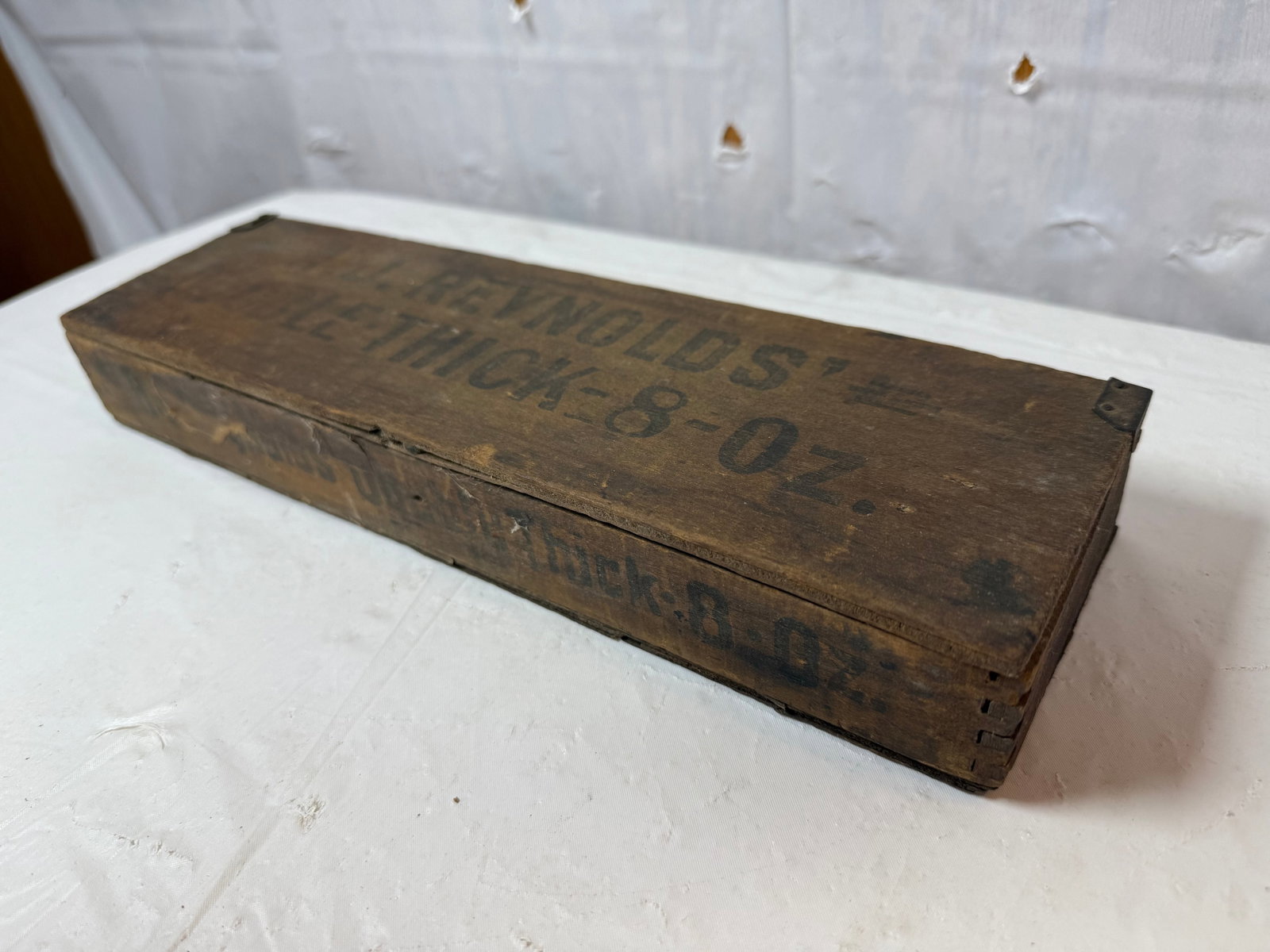 Early advertising box RJ Reynolds: Early advertising box RJ Reynolds