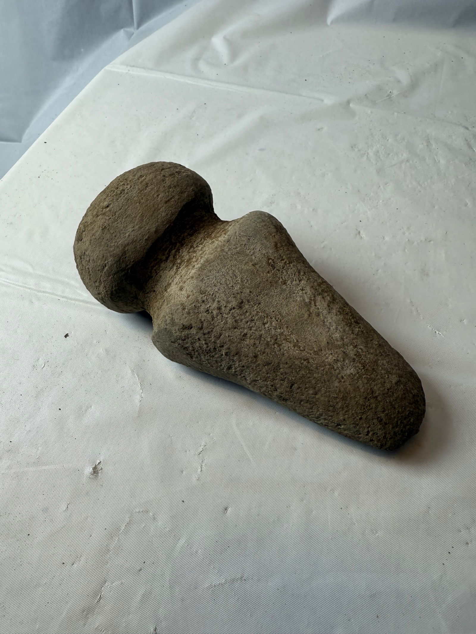 Stone Carved Grooved Axe Head (1 of 1)