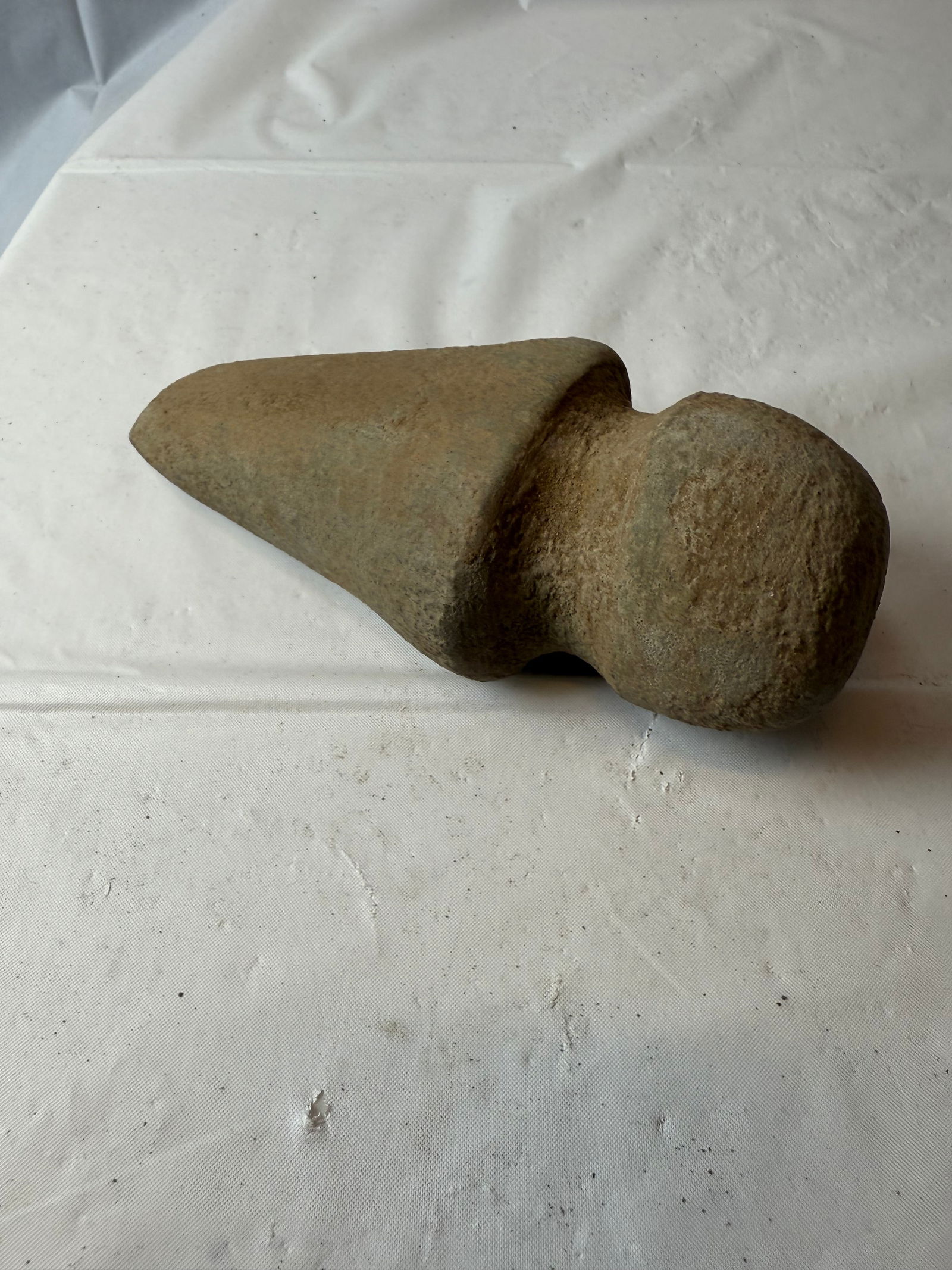 Stone Carved Grooved Axe Head (1 of 1)