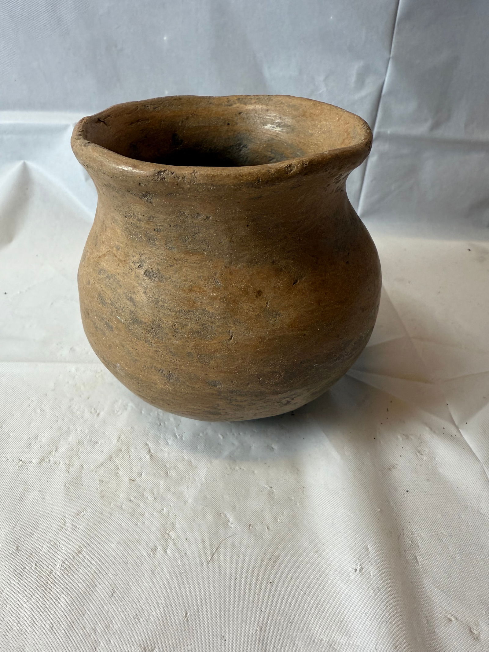 EArly Hand-turned Pottery Vase (1 of 2)