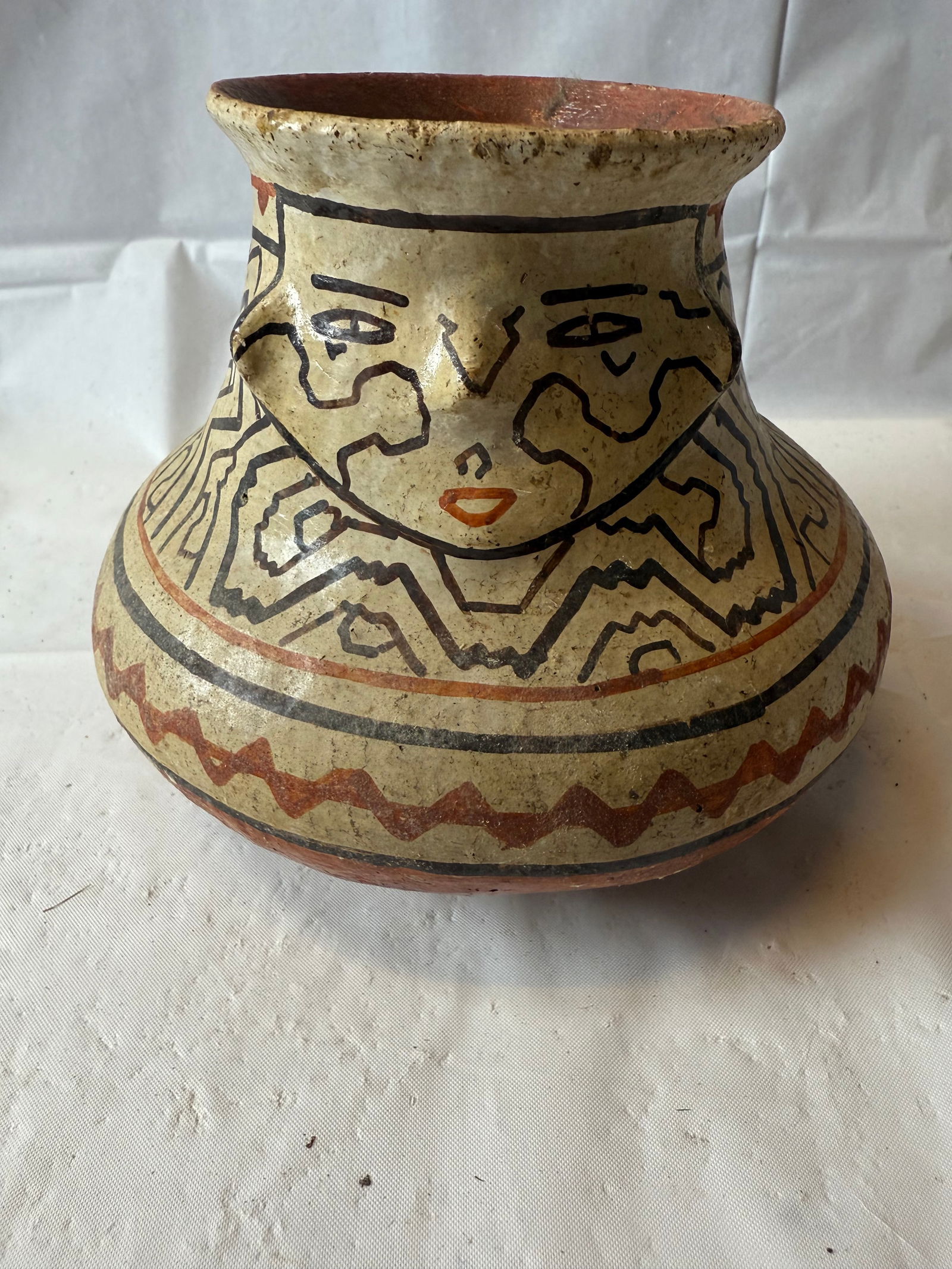 Shipibo Polychrome Effigy Olla Jar (1 of 3)