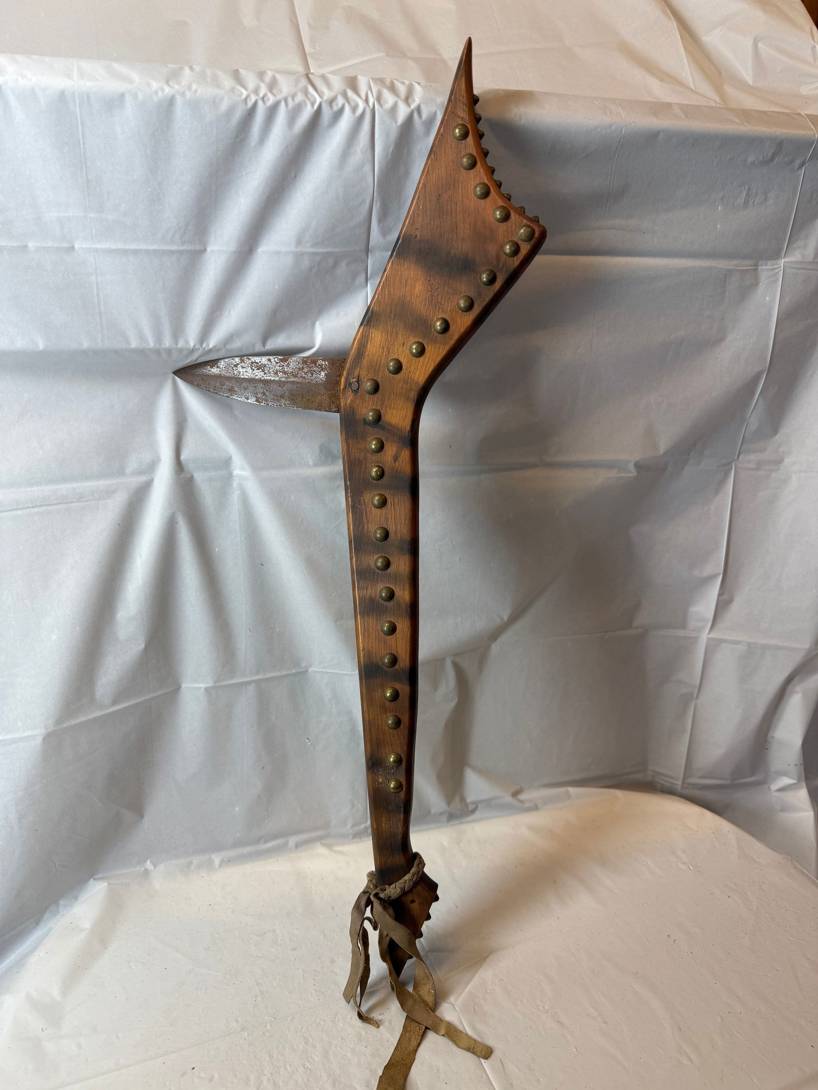 Native American Gunstock War Club (1 of 3)