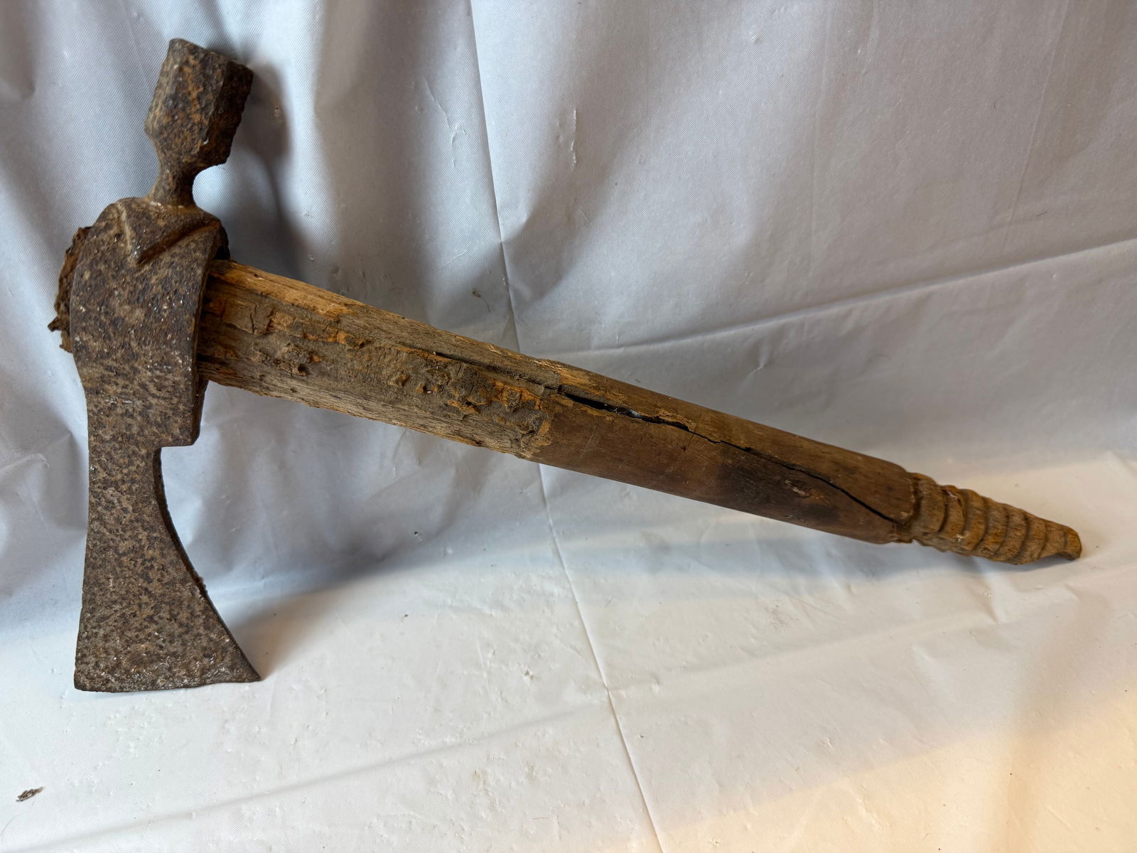 Native American Iron Head Smoking Pipe Hatchet (1 of 8)