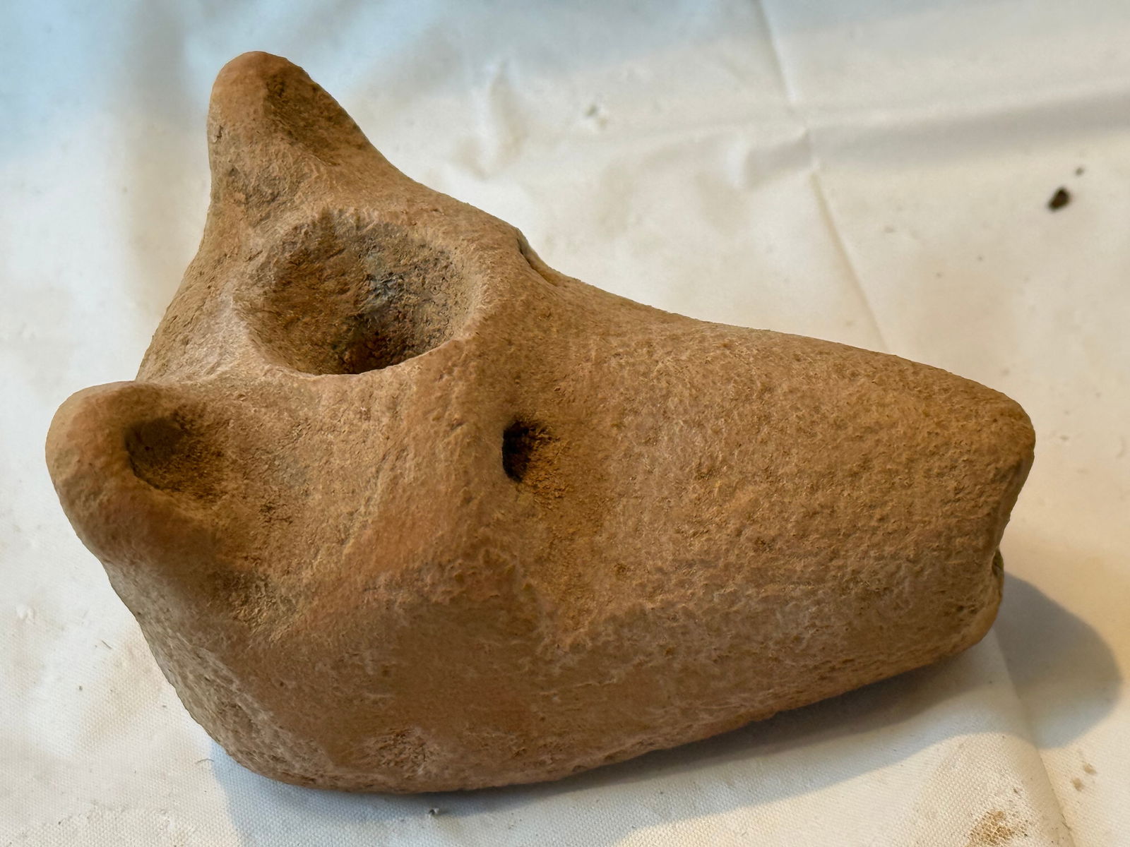 Bear Head Stone Smoking Pipe (1 of 2)