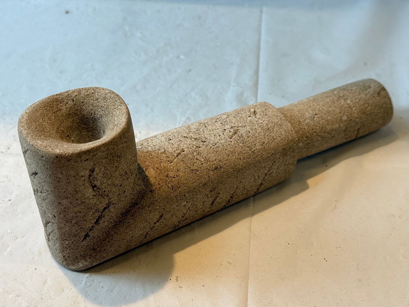 Effigy Stone Pipe: Effigy Stone Pipe