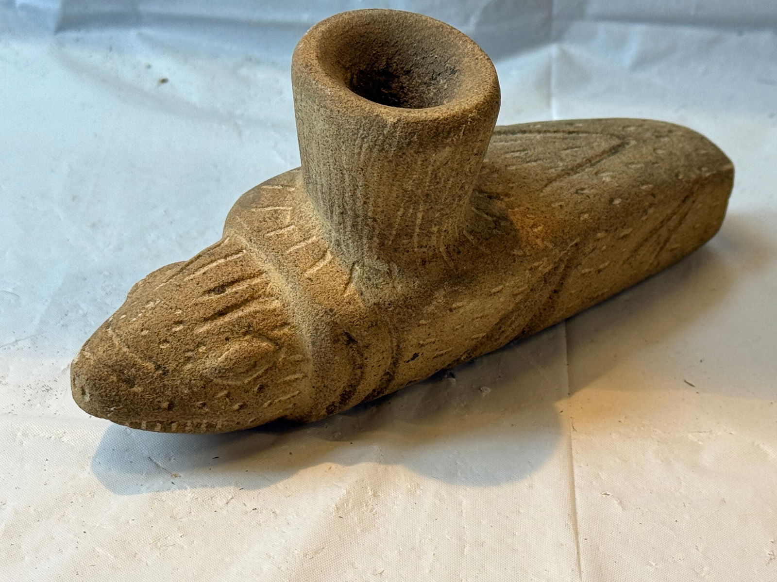 Effigy Stone Bird Pipe (1 of 2)