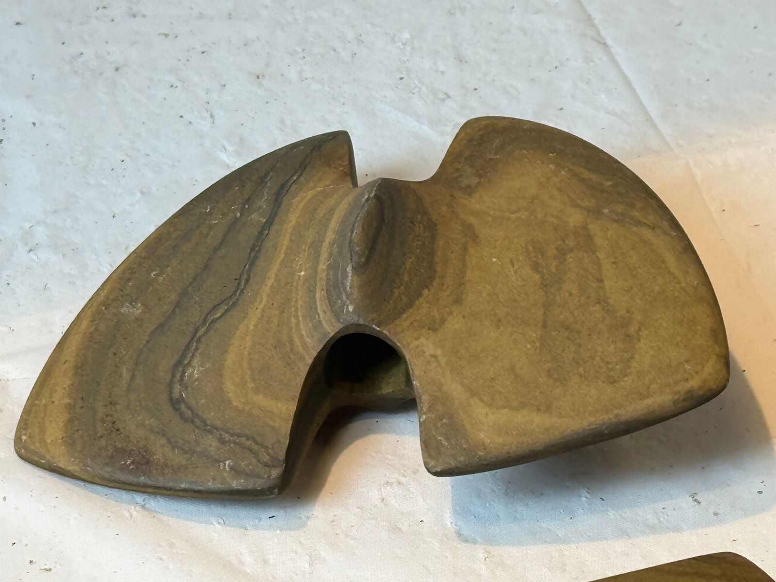 Lot of 2 Native American Bannerstones (1 of 2)