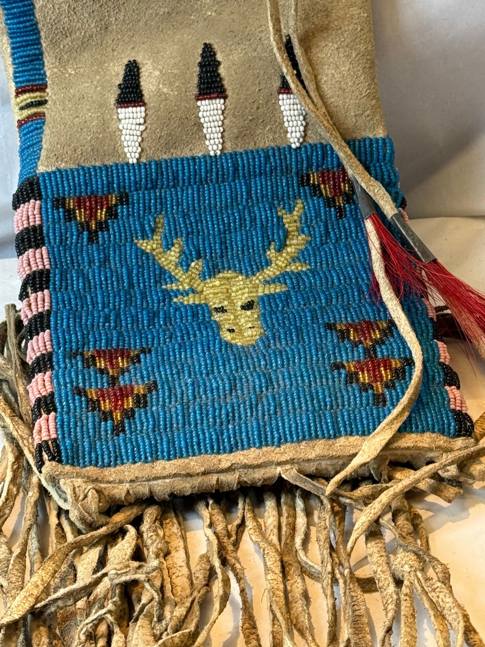 Native American Beaded Pouch (1 of 2)