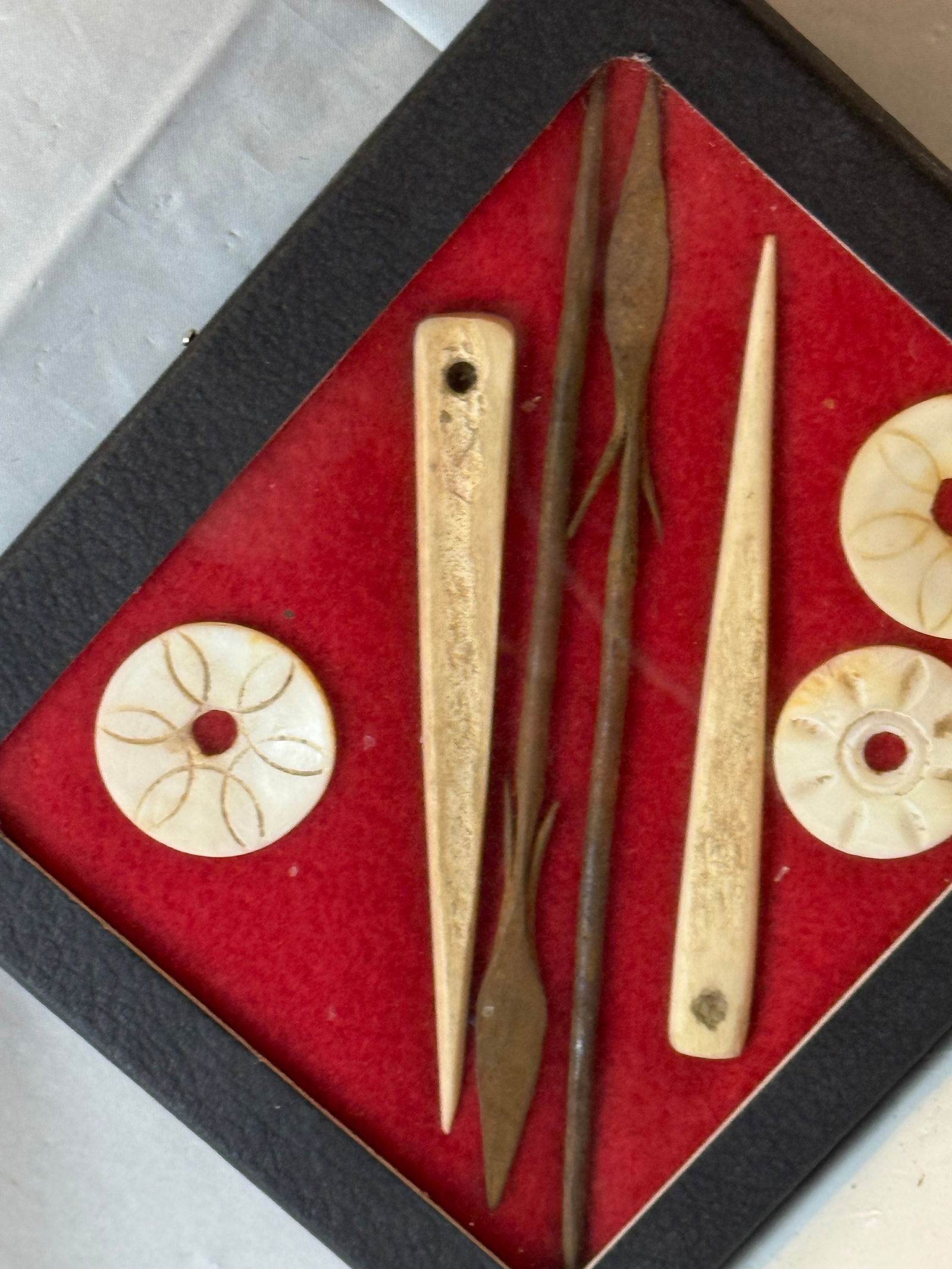 Lot of 7 Indian Artifacts (1 of 2)