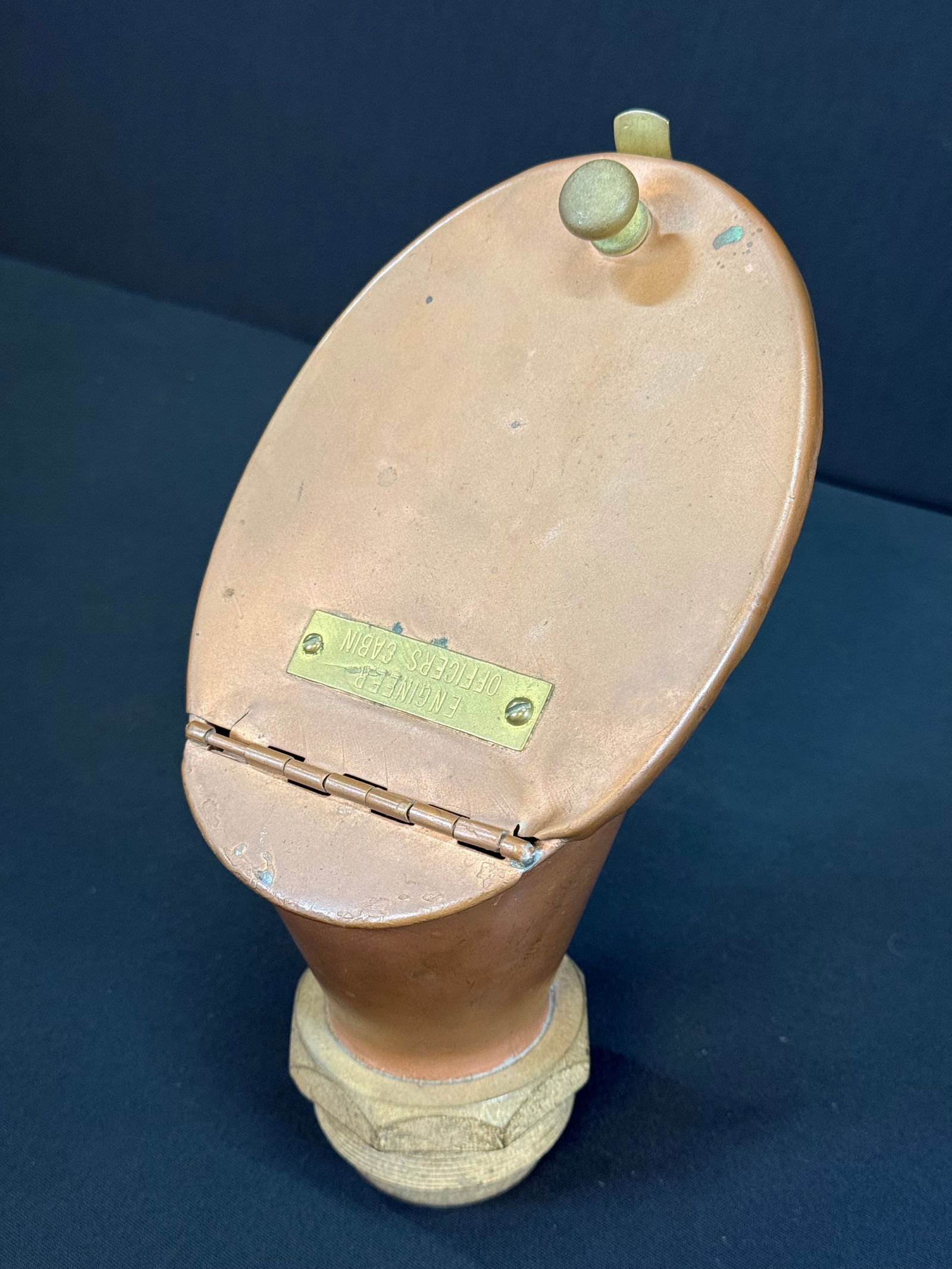Engineer Officers Cabin Copper Naval Voice Pipe Mouth Piece: Engineer Officers Cabin Copper Naval Voice Pipe Mouth Piece