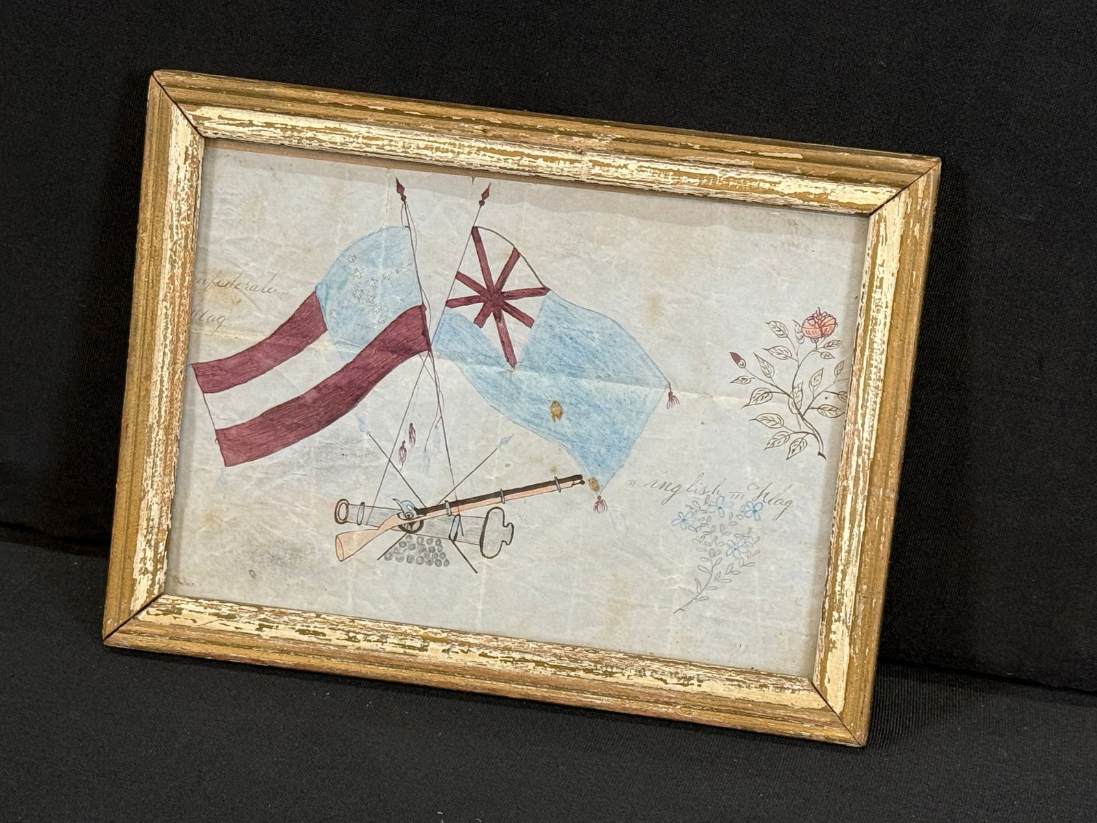 Confederate and English Flag Picture (1 of 4)