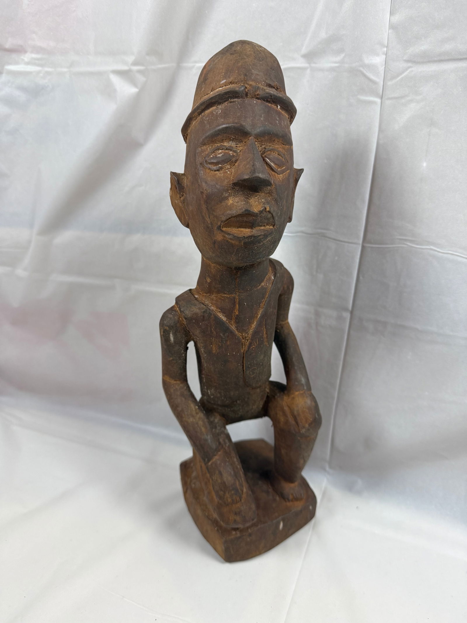 African Hand Carved Wooden Sculpture (1 of 7)