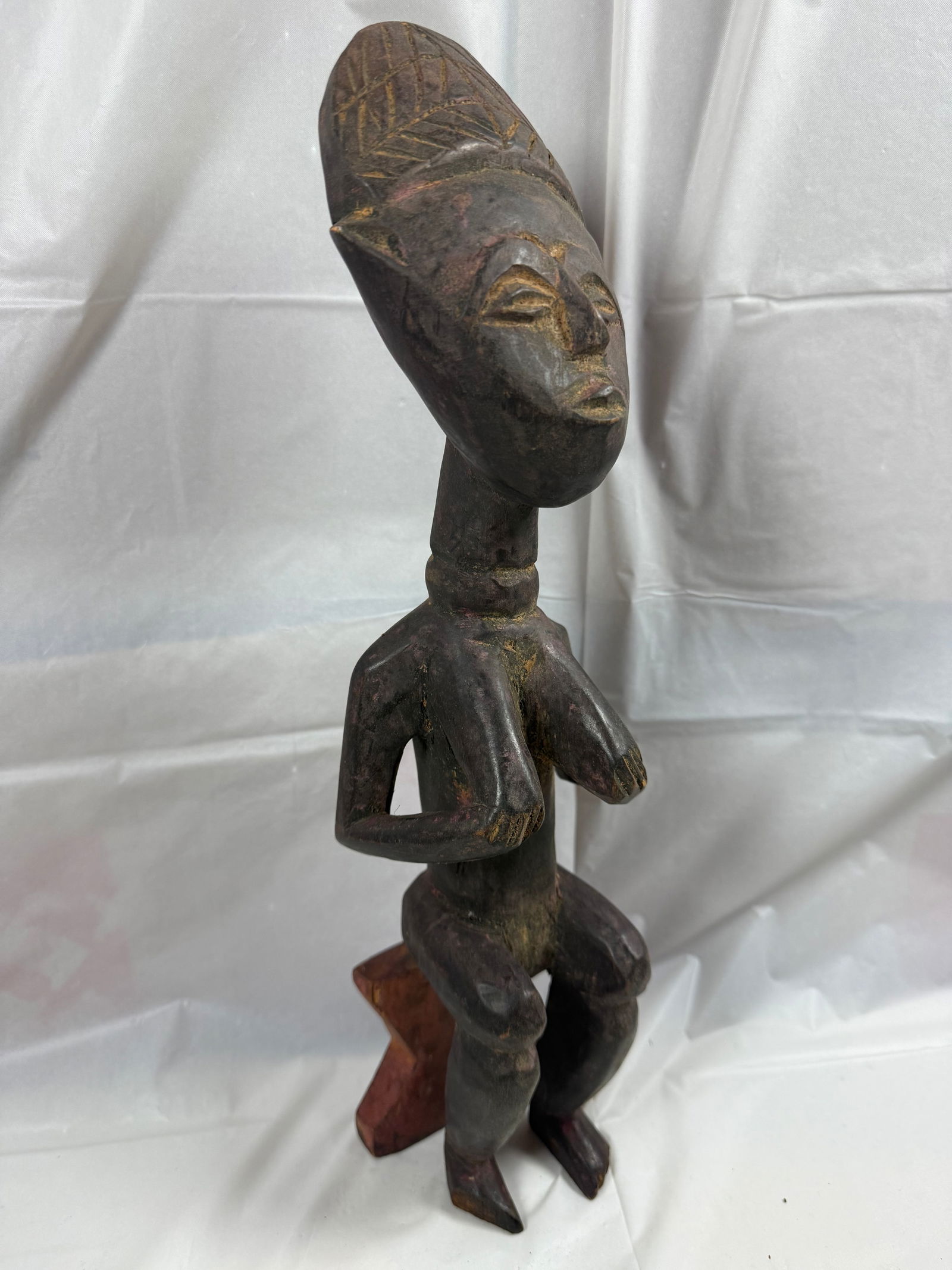Possibly Luba Hemba Hand Carved Statue (1 of 5)