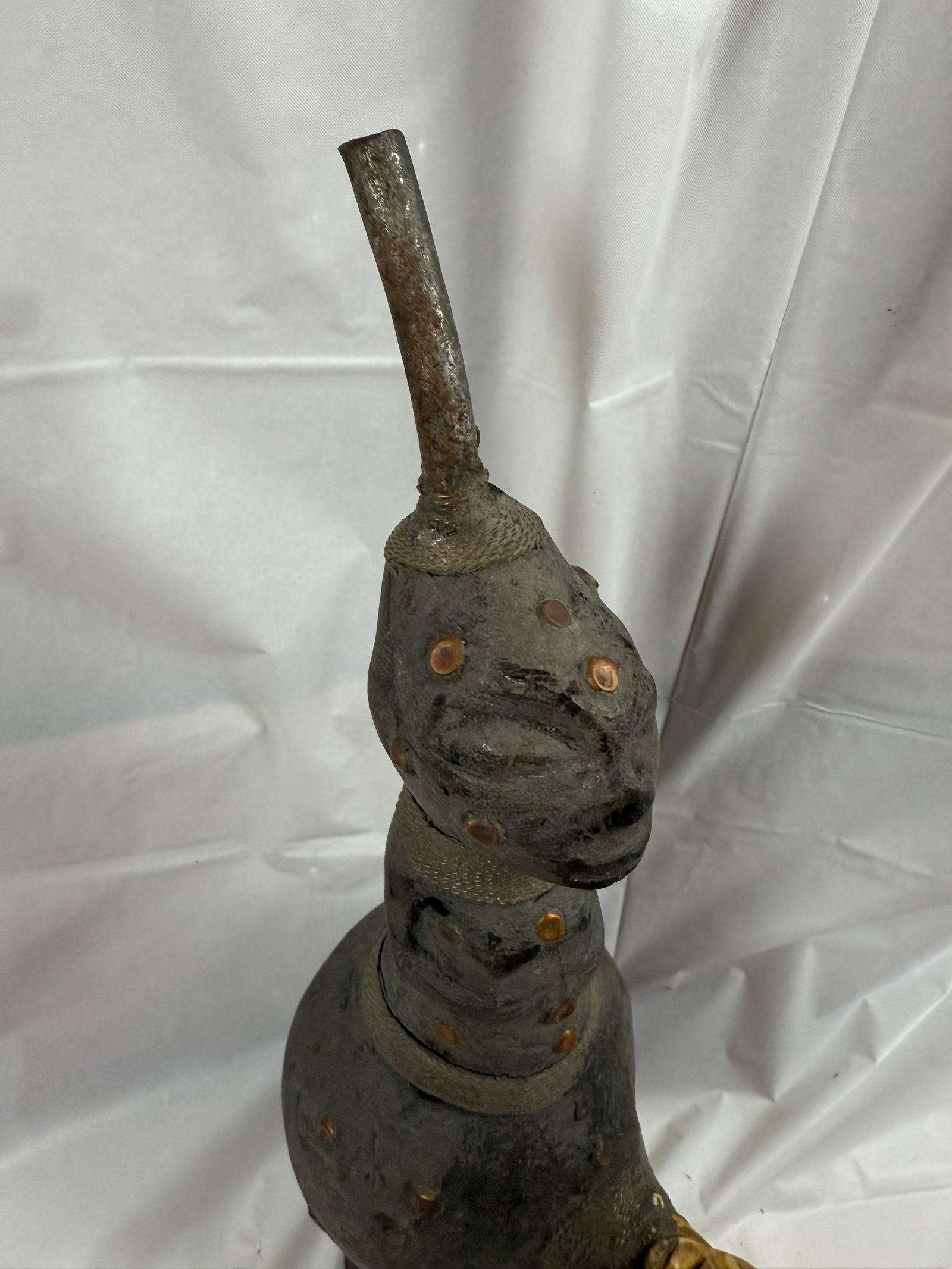 Hand Carved African Luba Pipe (1 of 6)