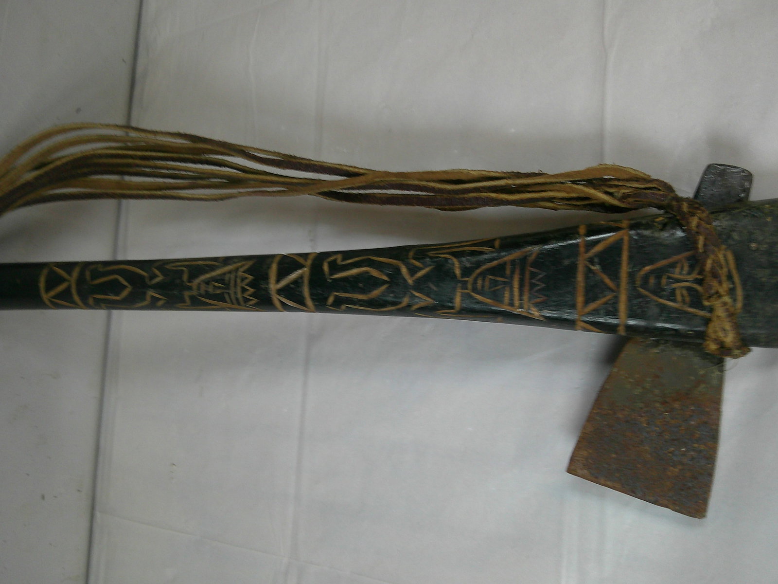 Hand Carved African Axe: Hand Carved African Axe