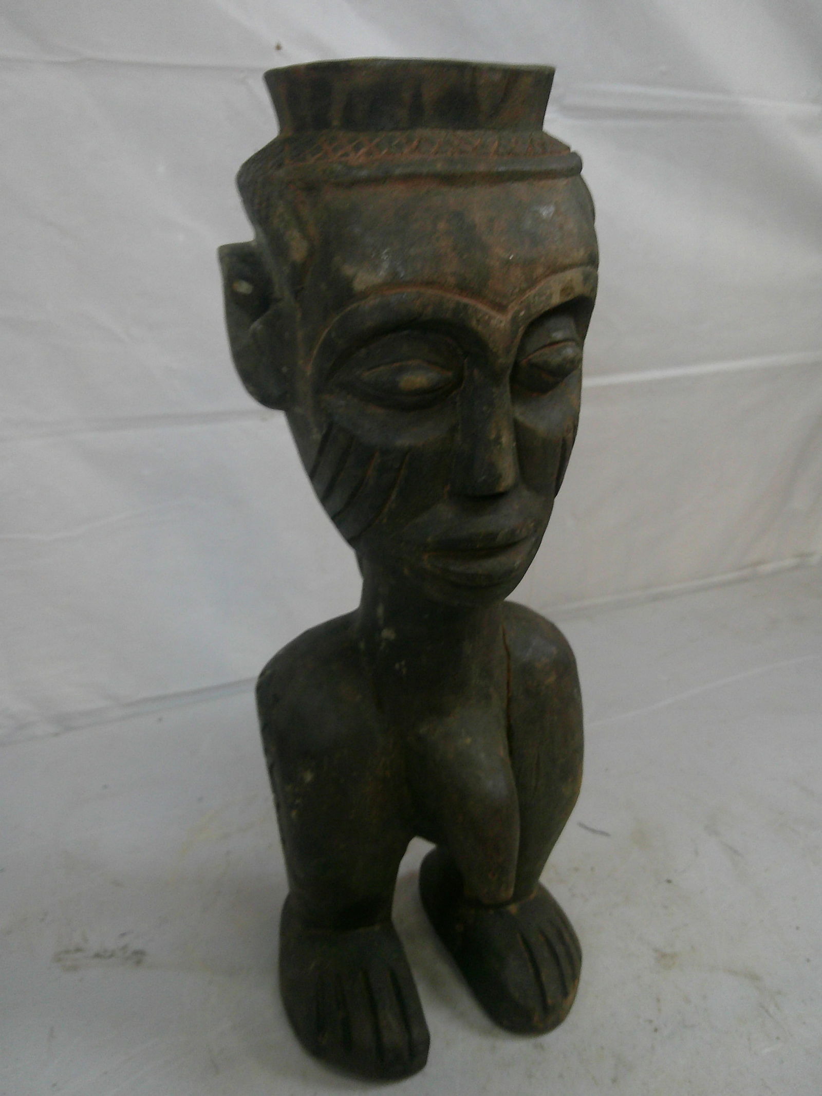 Hand Carved Wooden African Figure (1 of 8)