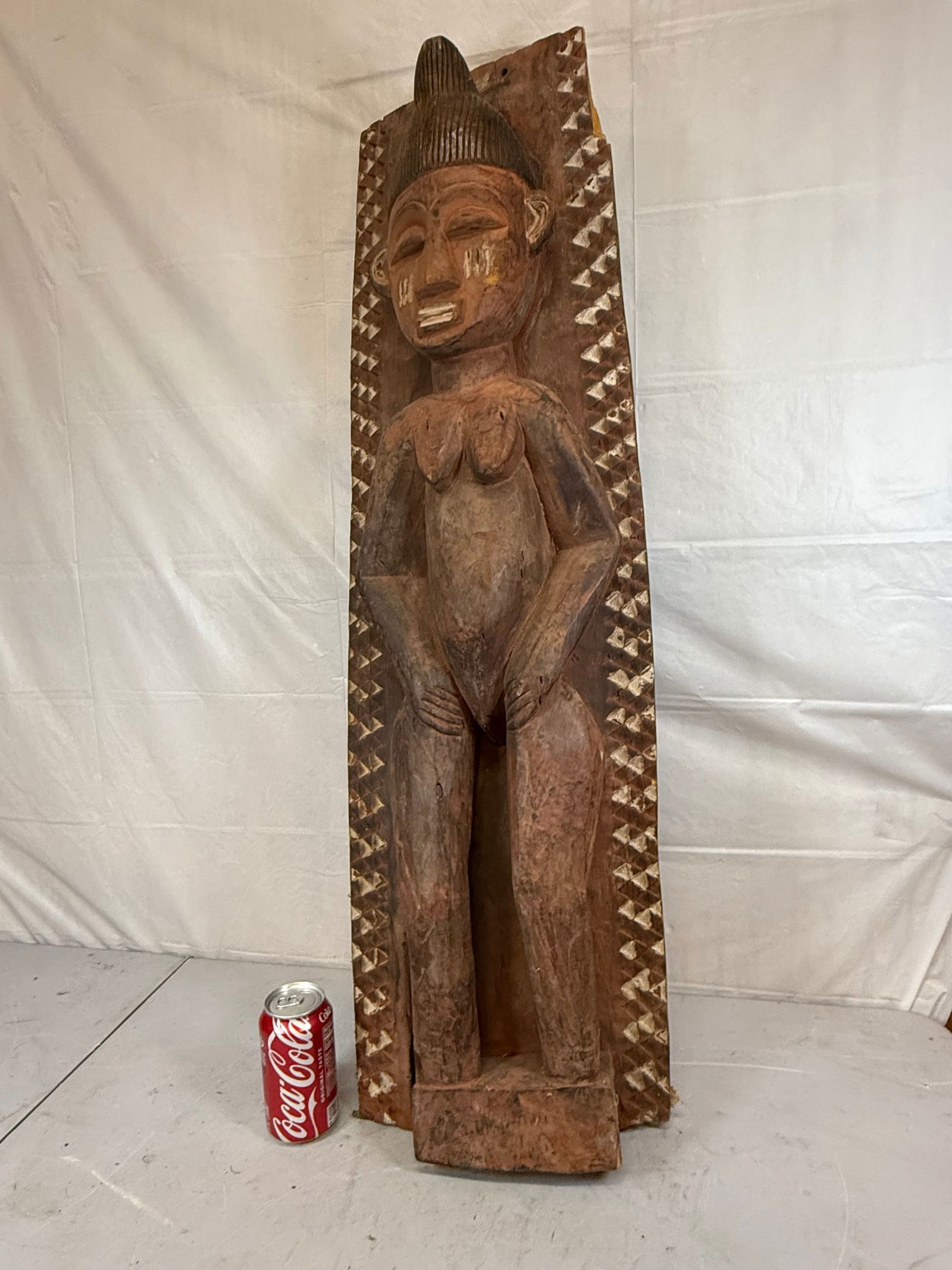 Hand Carved Wooden African Panel (1 of 5)