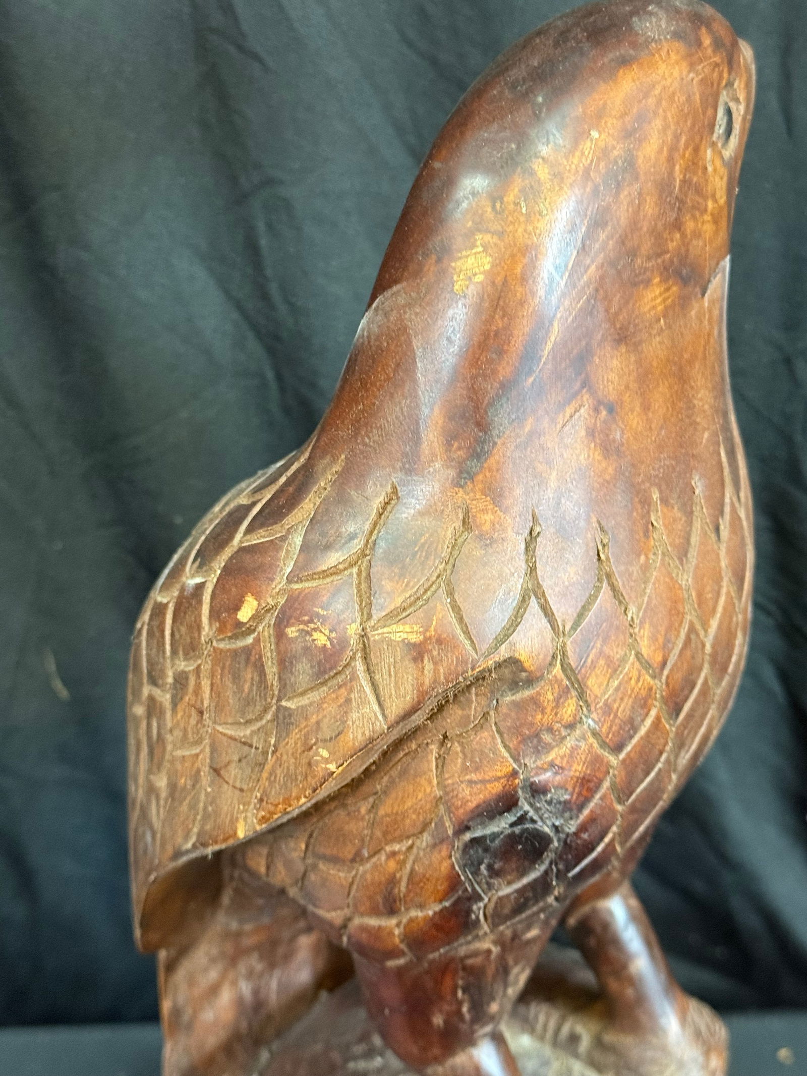 Wood Carving of Eagle: Wood Carving of Eagle