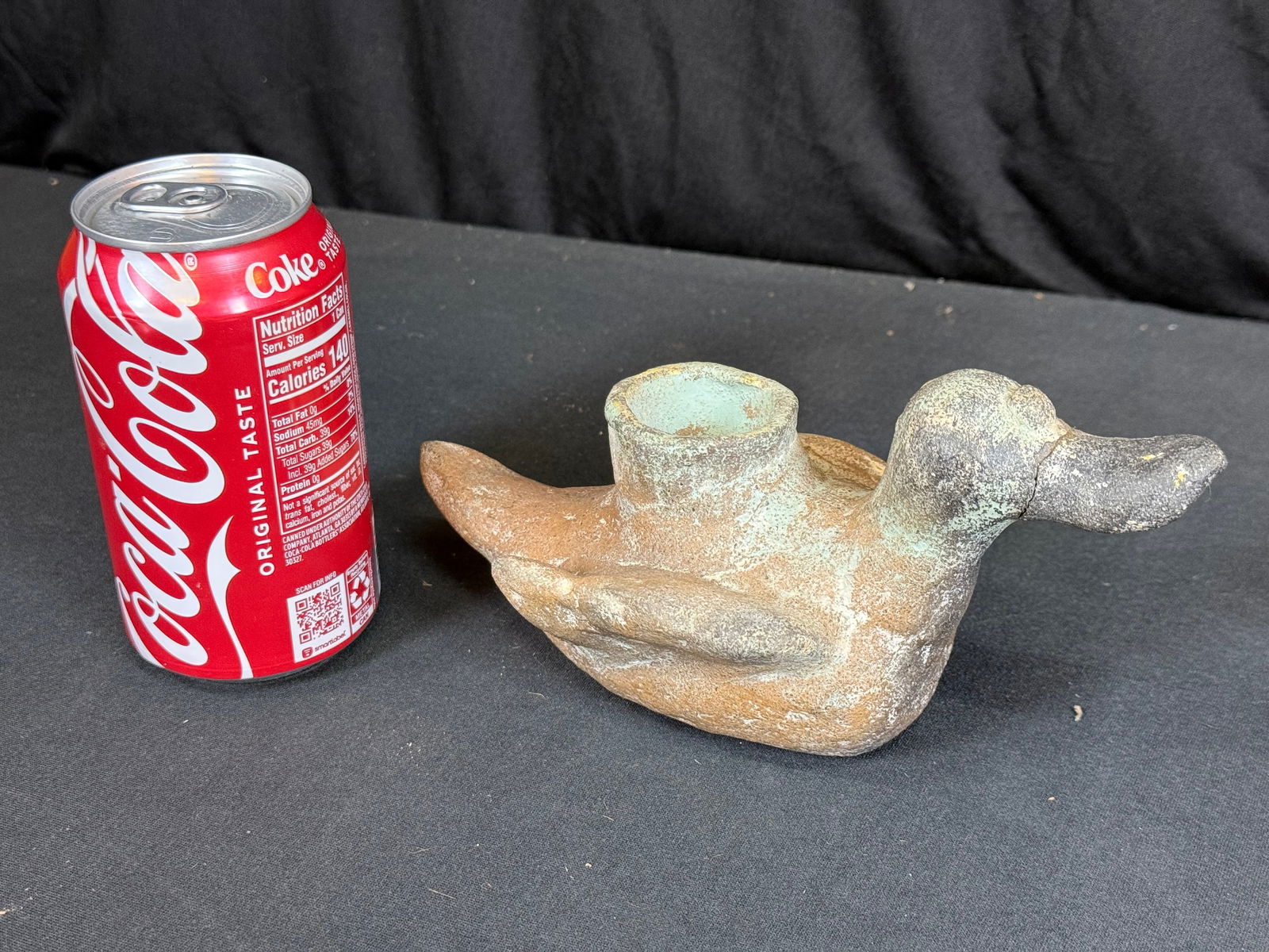 Pottery Duck shaped vessel: Pottery duck shaped vessel