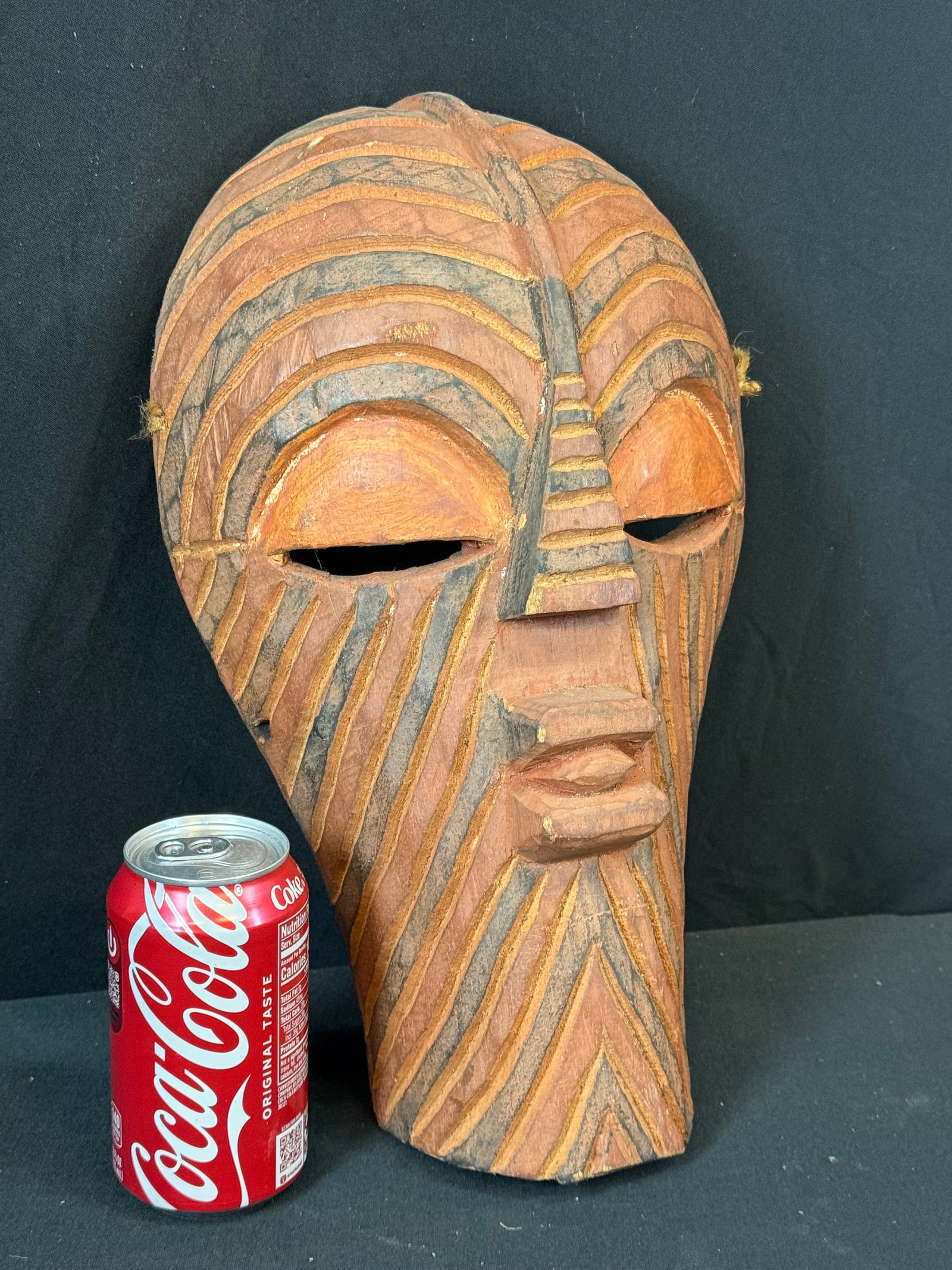 Hand carved wooden African mask: Hand carved wooden African mask