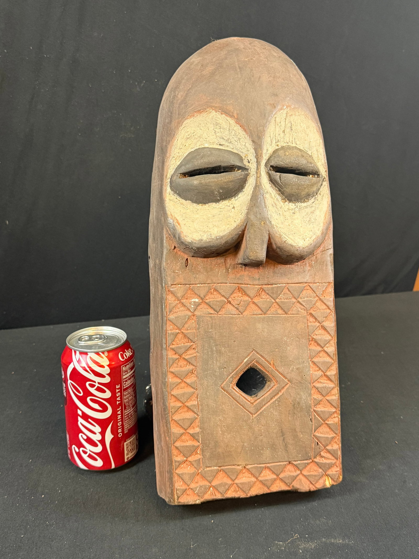 Hand carved wooden African mask: Hand carved wooden African mask