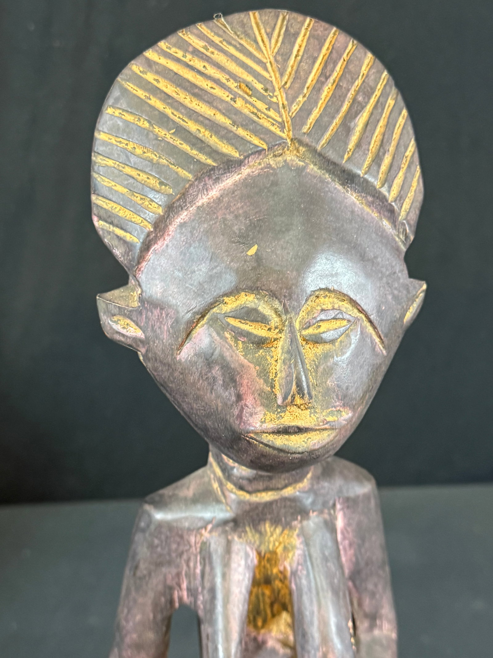 African Ashanti figure mother and baby: African Ashanti figure mother and baby