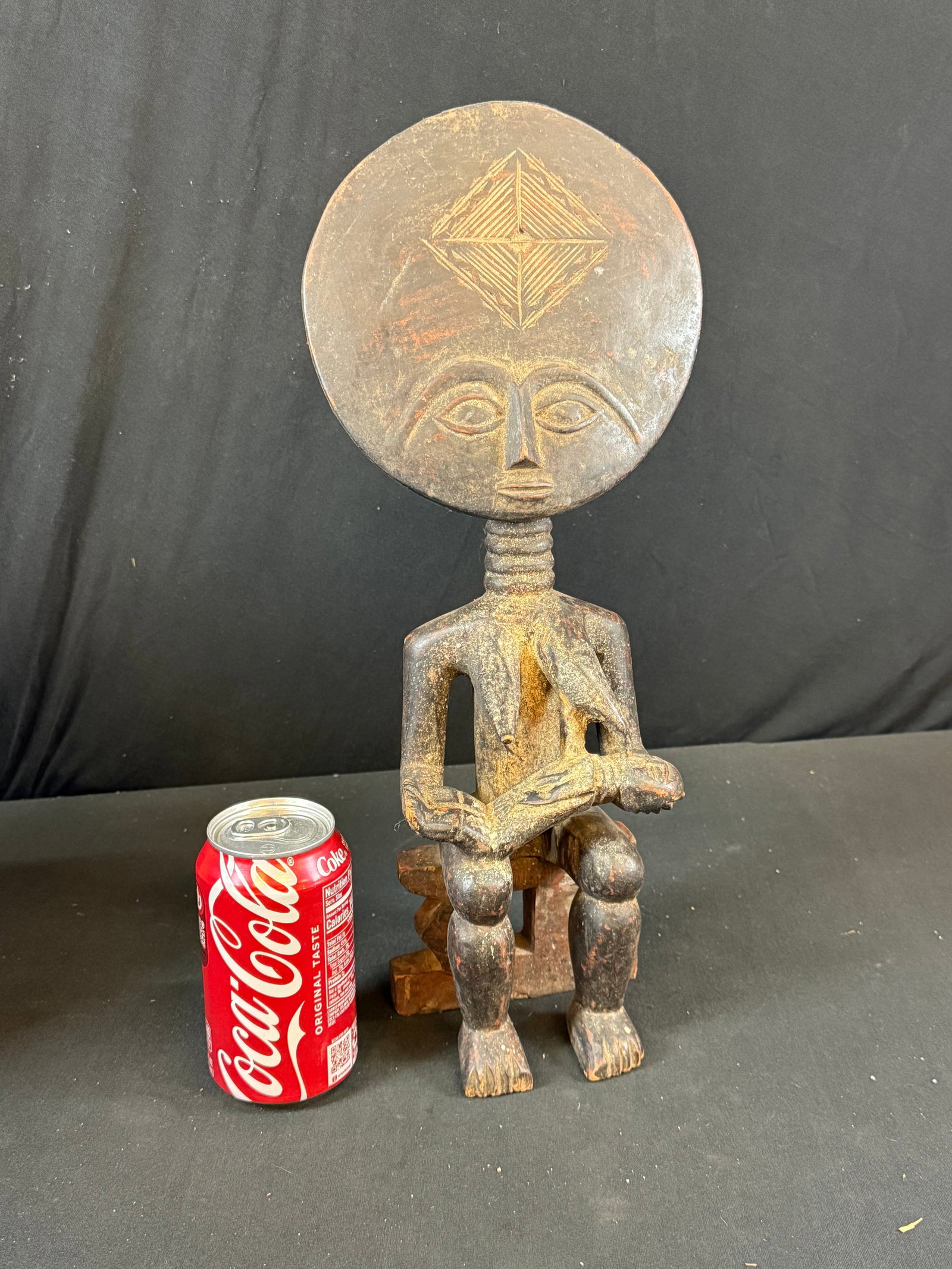 African Ashanti figure mother w/baby: African Ashanti figure mother w/baby