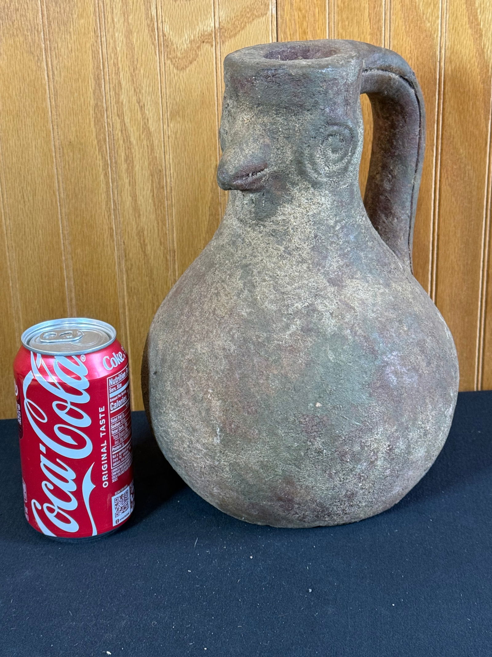 Pre Columbian style bird pottery vase (1 of 4)