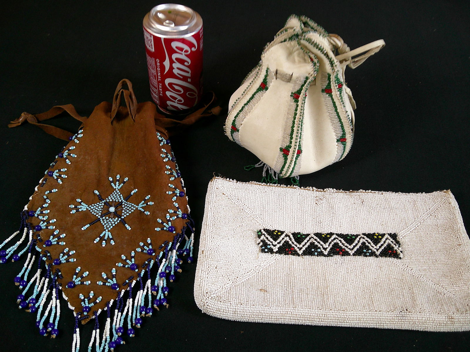 Lot of 3 beaded bags (1 of 4)
