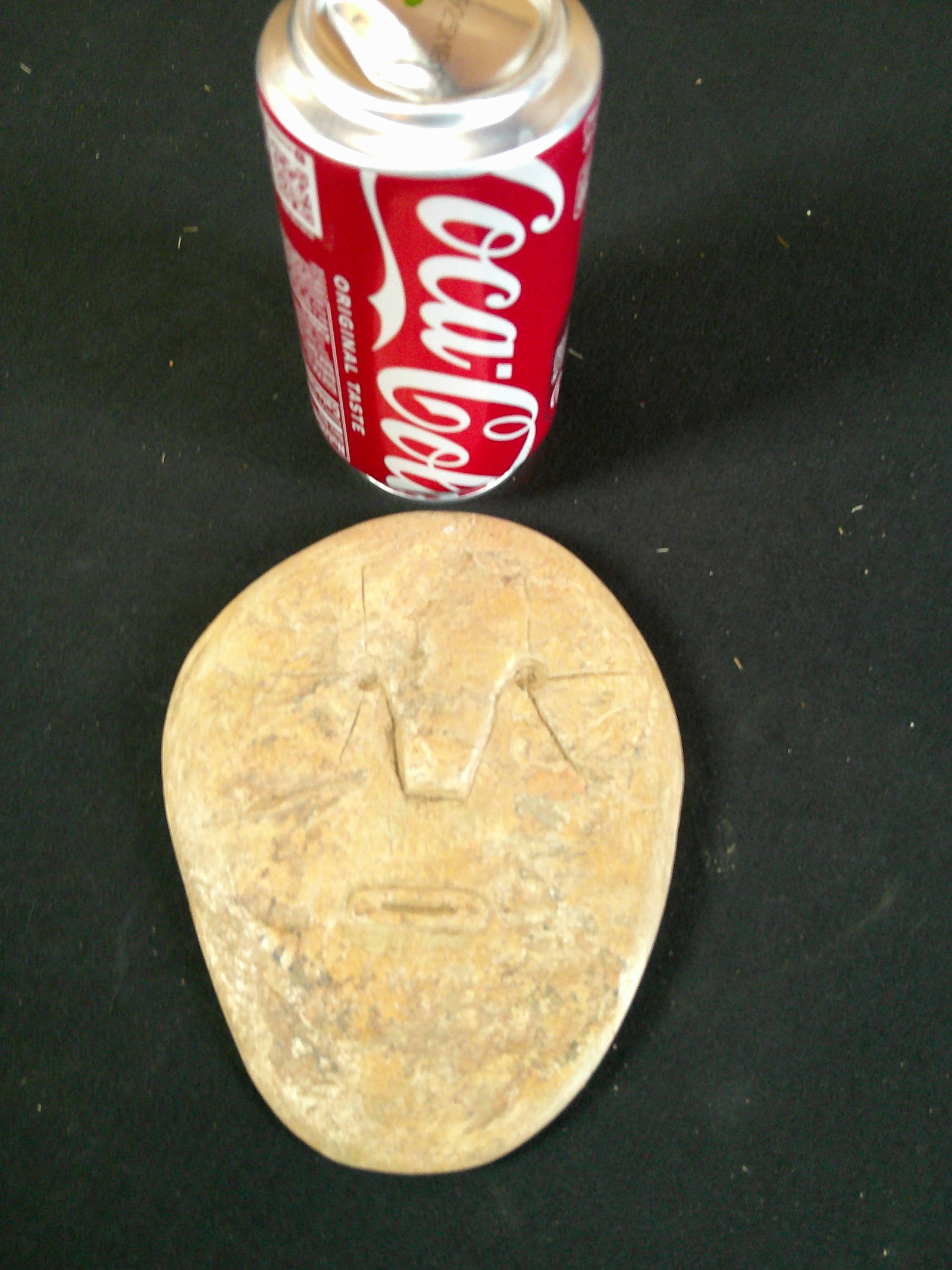 Carved stone face (1 of 2)