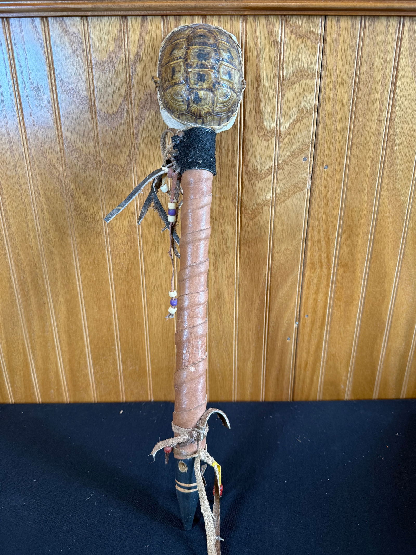 Native American turtle shell rattle (1 of 5)