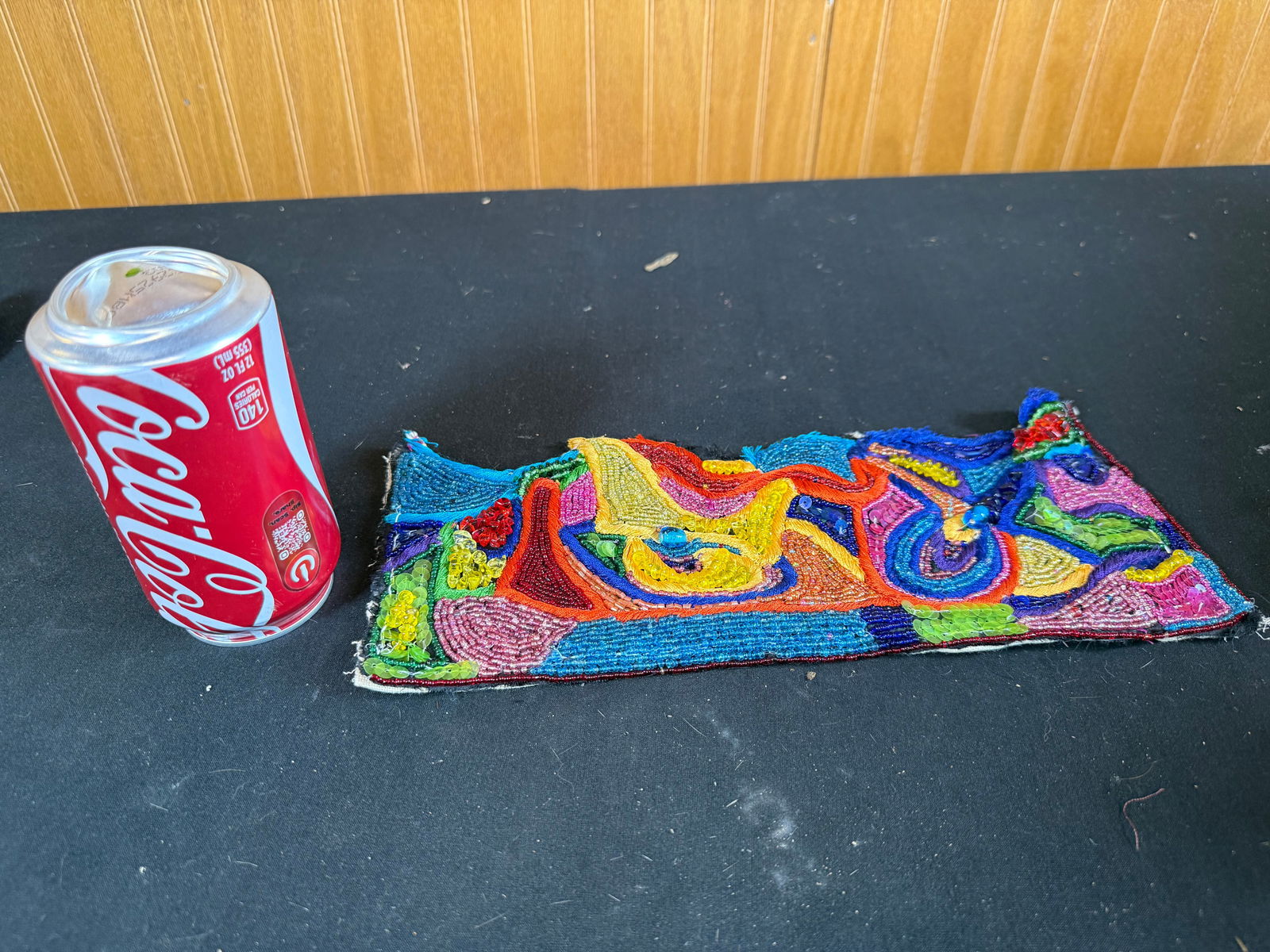 Beaded artwork piece: Beaded artwork piece